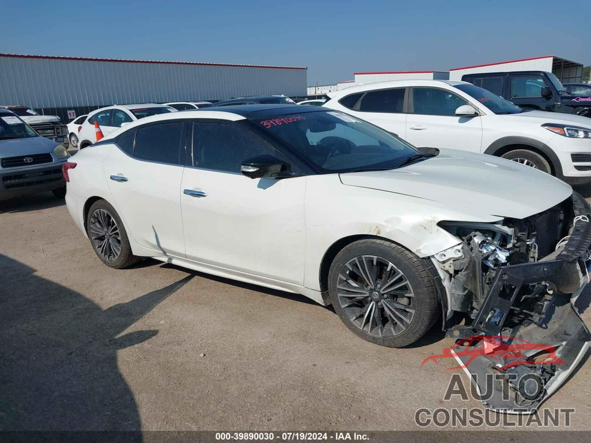 NISSAN MAXIMA 2017 - 1N4AA6AP8HC406219