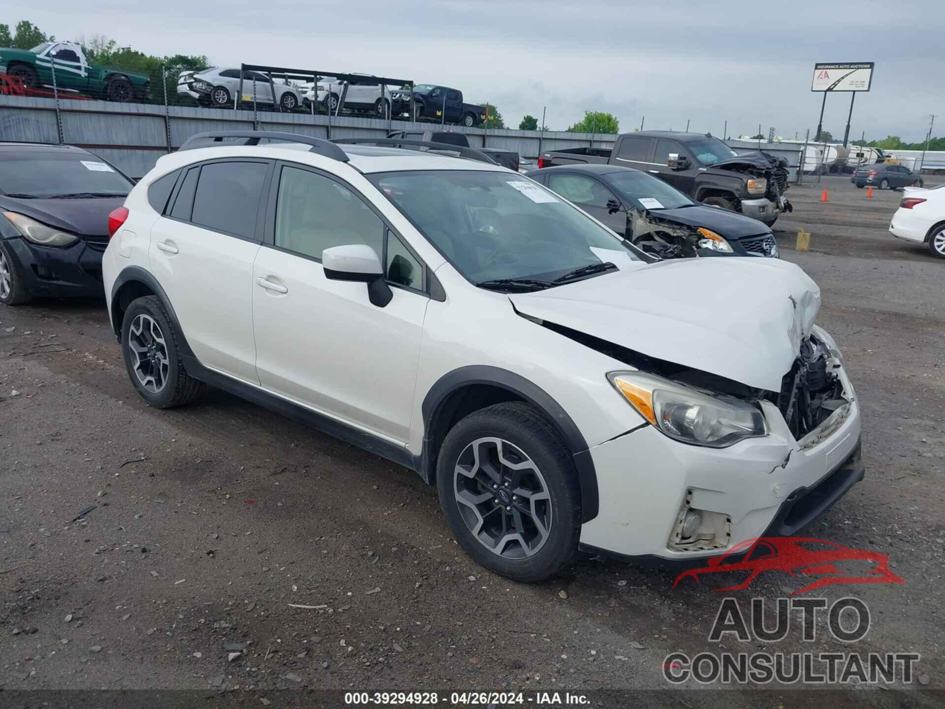 SUBARU CROSSTREK 2016 - JF2GPABC9G8299556