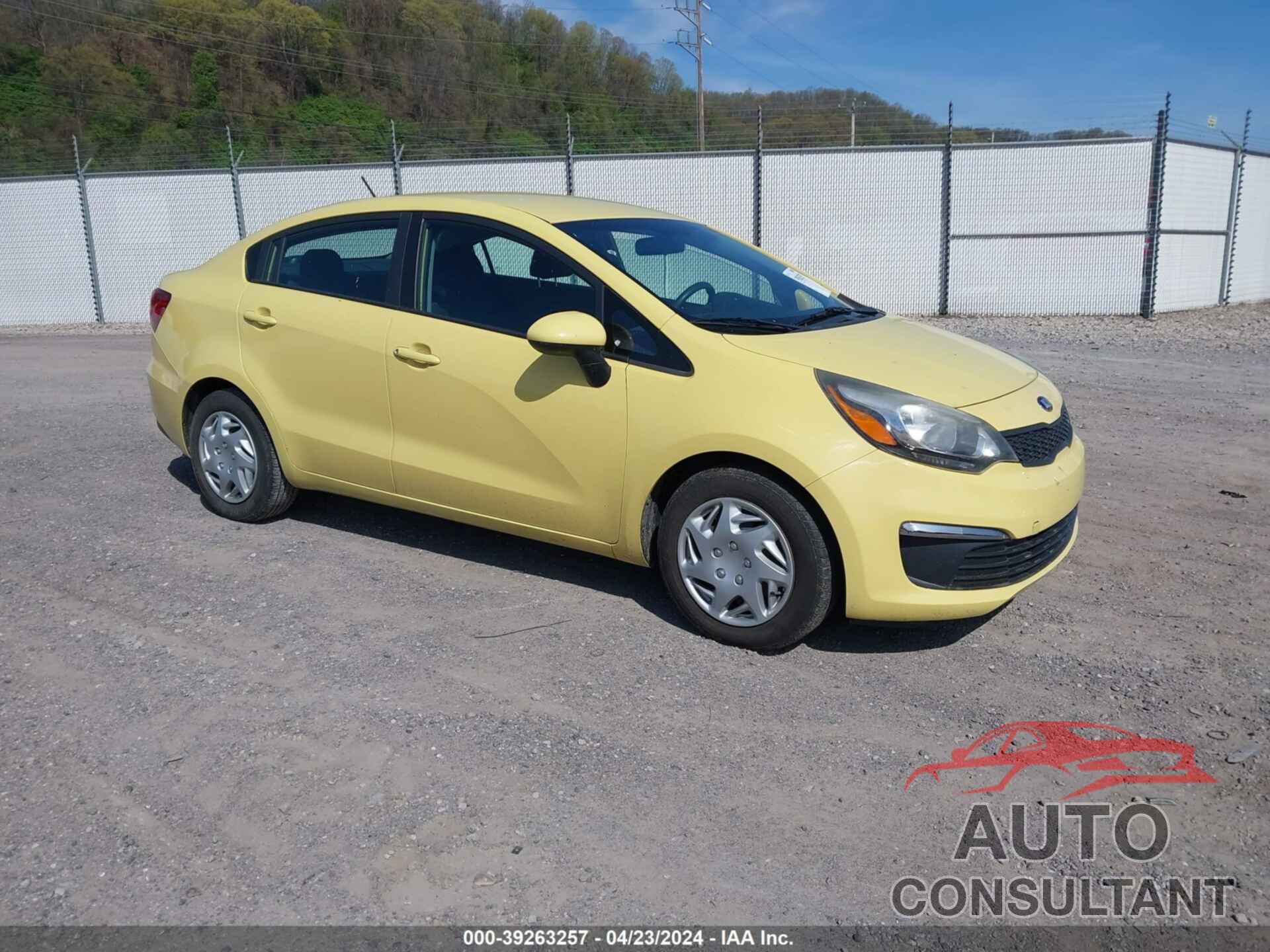 KIA RIO 2016 - KNADM4A32G6681899