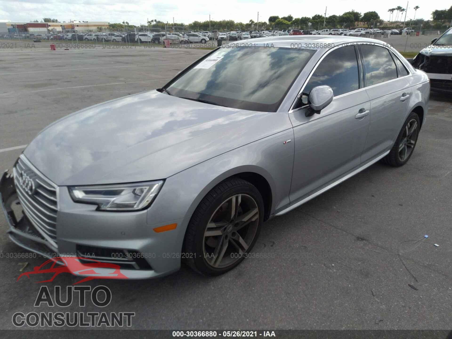 AUDI A4 2018 - WAULMAF41JA212920