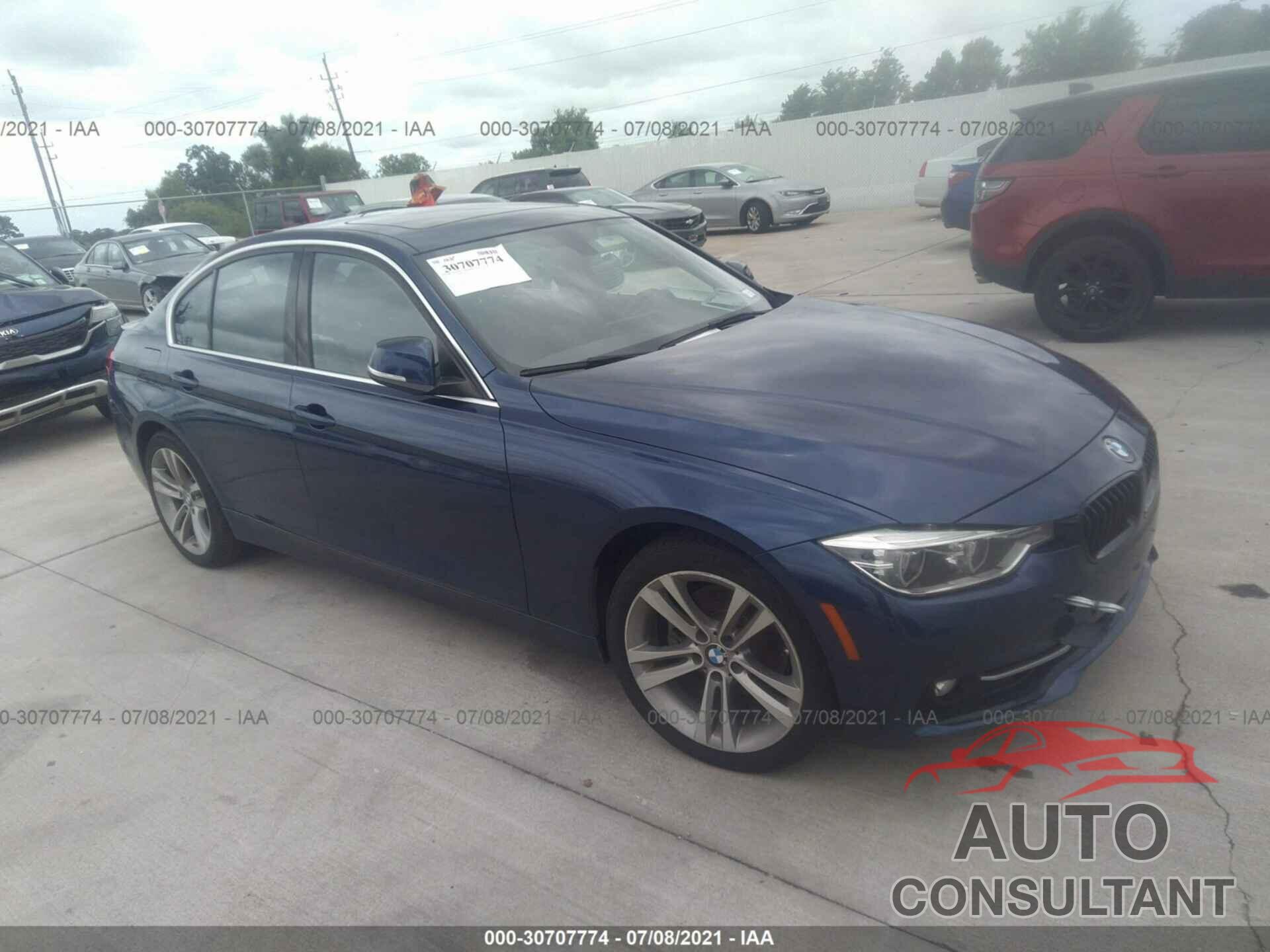 BMW 3 SERIES 2017 - WBA8B9C51HK675927