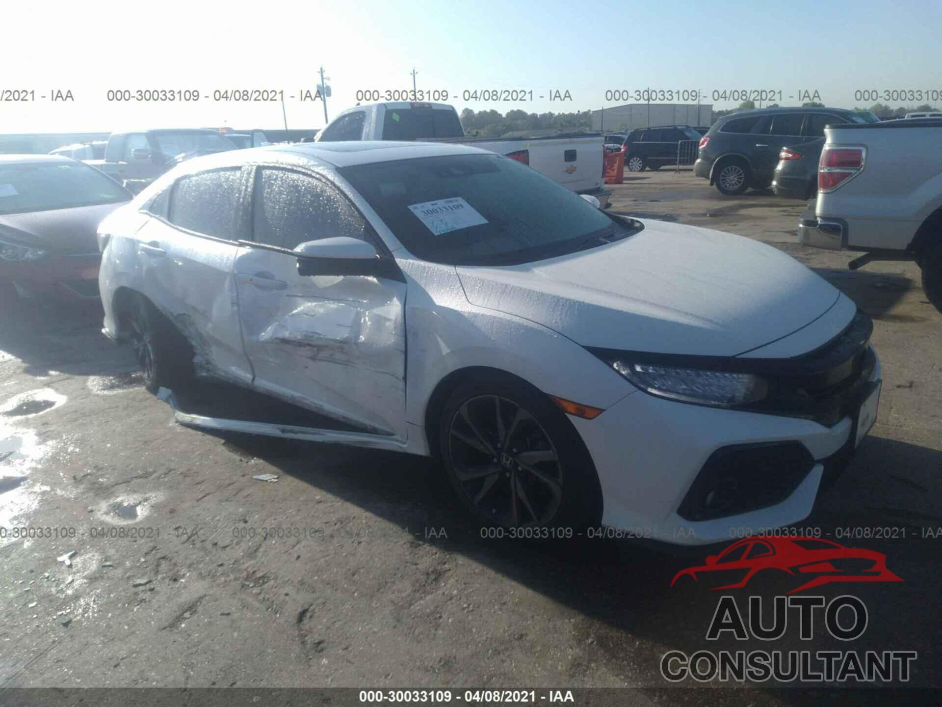 HONDA CIVIC HATCHBACK 2018 - SHHFK7H9XJU208968