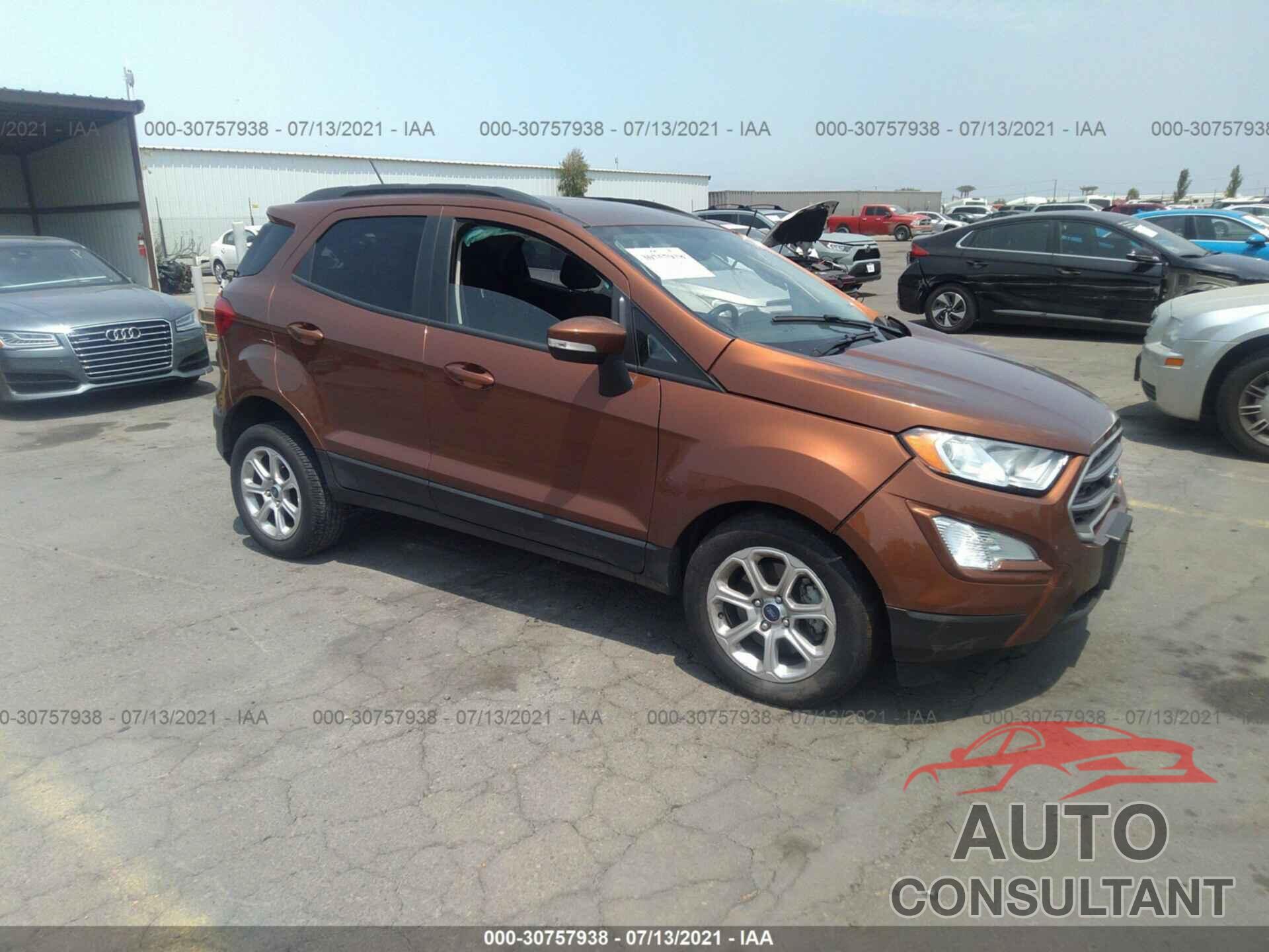 FORD ECOSPORT 2019 - MAJ3S2GE0KC299498