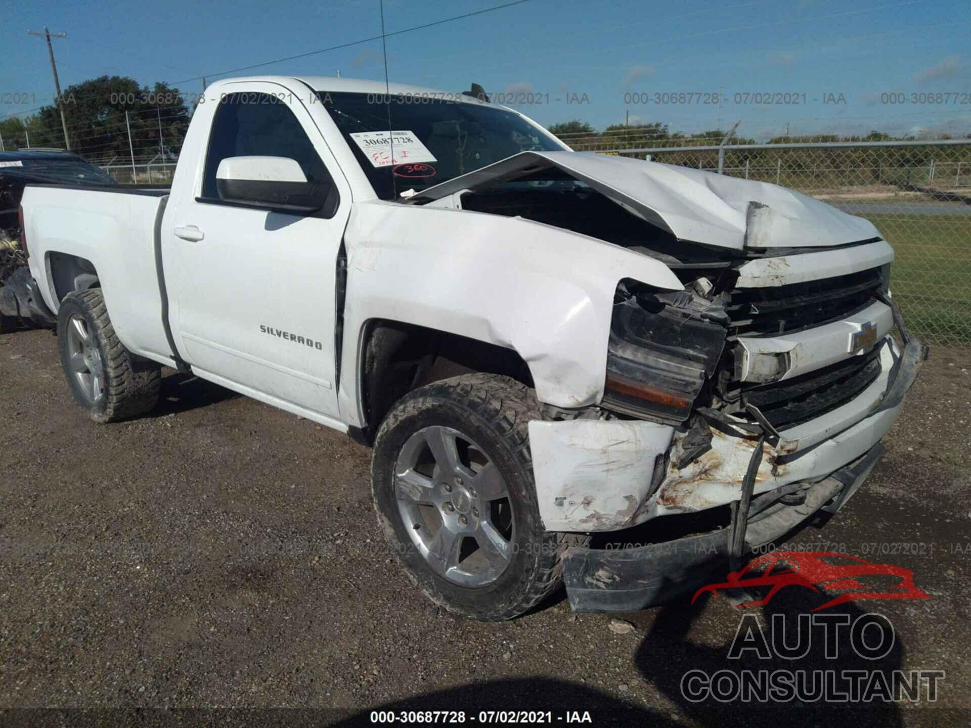CHEVROLET SILVERADO 1500 2017 - 1GCNKREC2HZ315588