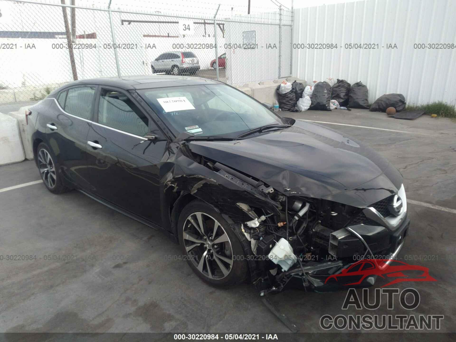 NISSAN MAXIMA 2017 - 1N4AA6AP4HC446216