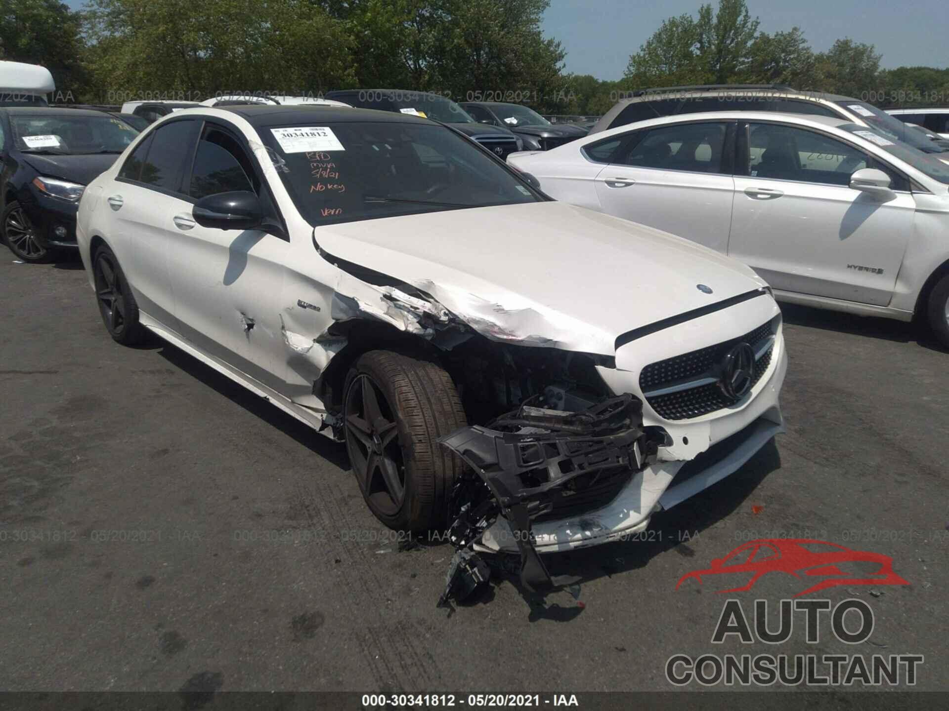 MERCEDES-BENZ C-CLASS 2017 - 55SWF6EB5HU201426