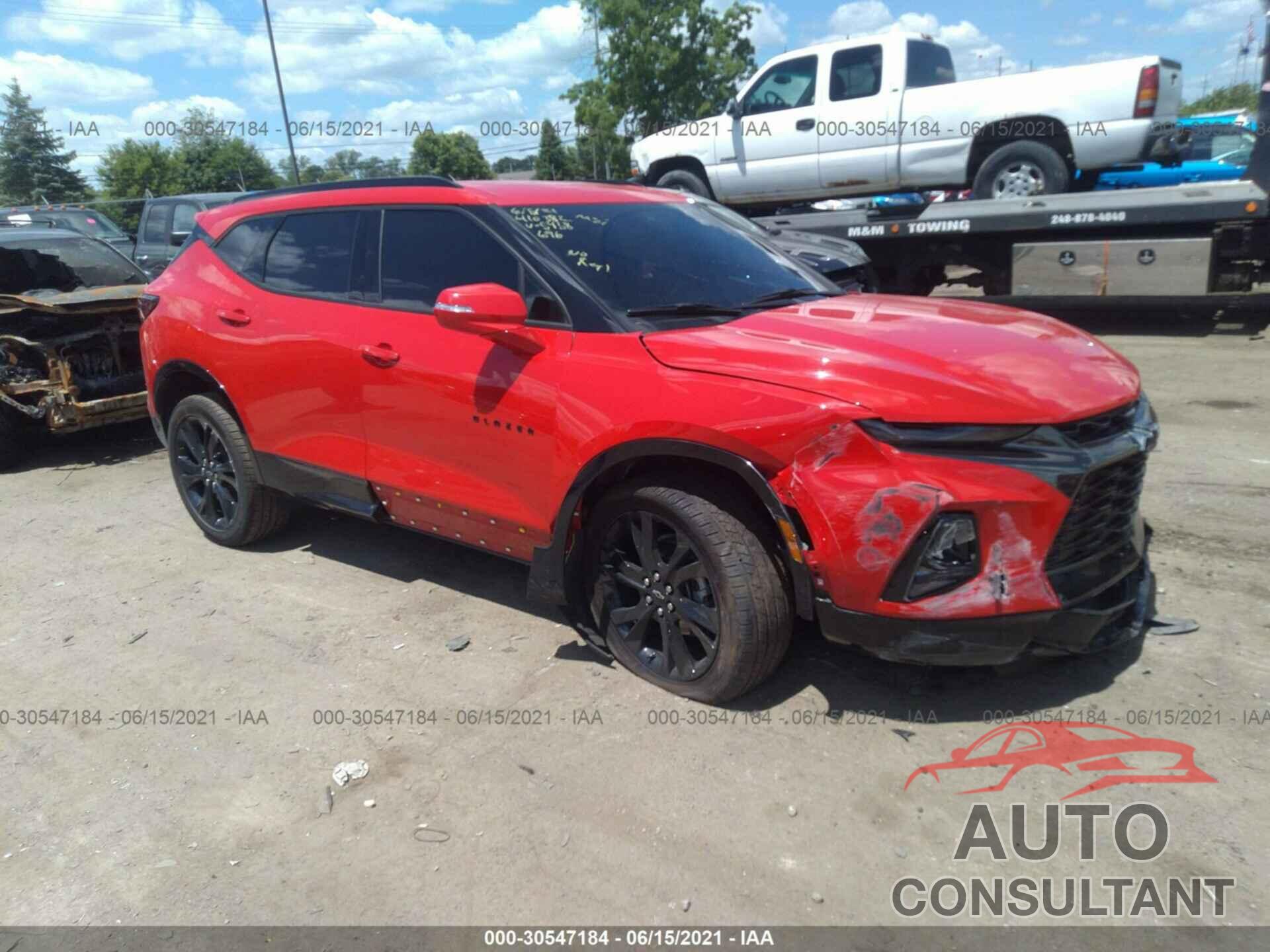 CHEVROLET BLAZER 2021 - 3GNKBERS9MS515458