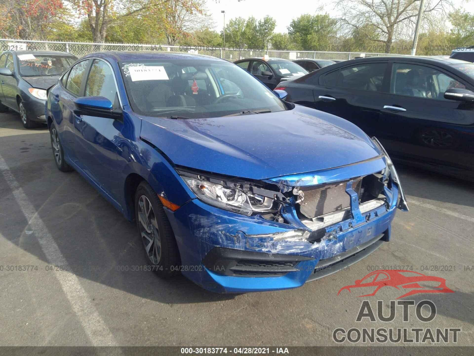 HONDA CIVIC SEDAN 2016 - 19XFC2F75GE206935