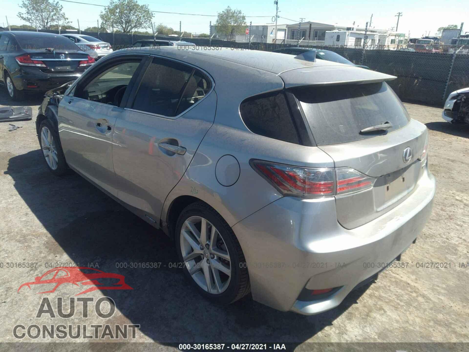 LEXUS CT 2017 - JTHKD5BH8H2280245