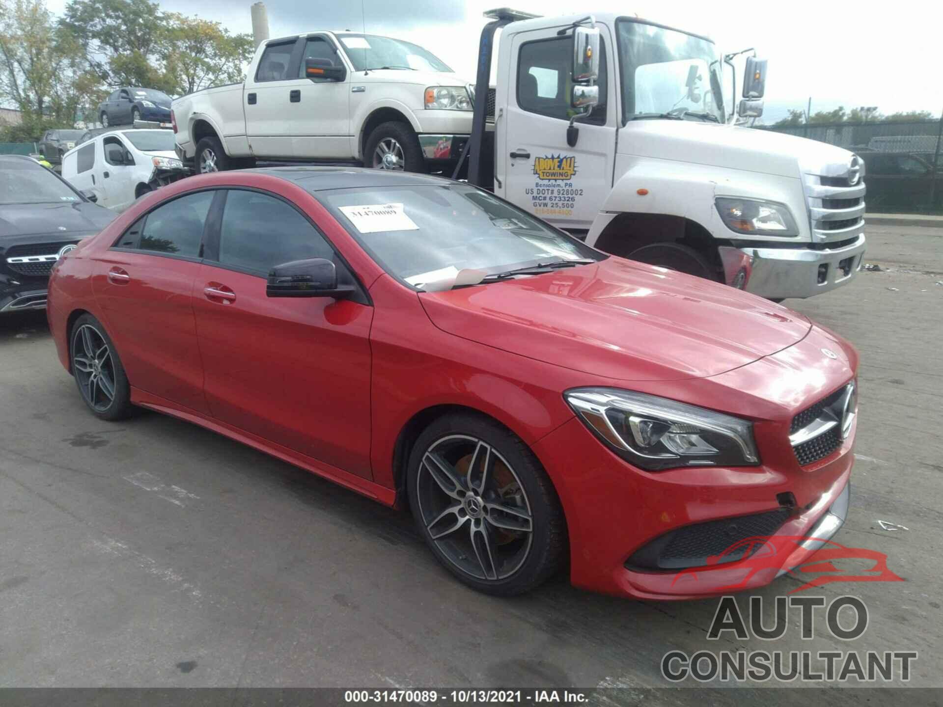 MERCEDES-BENZ CLA 2018 - WDDSJ4GB1JN518309