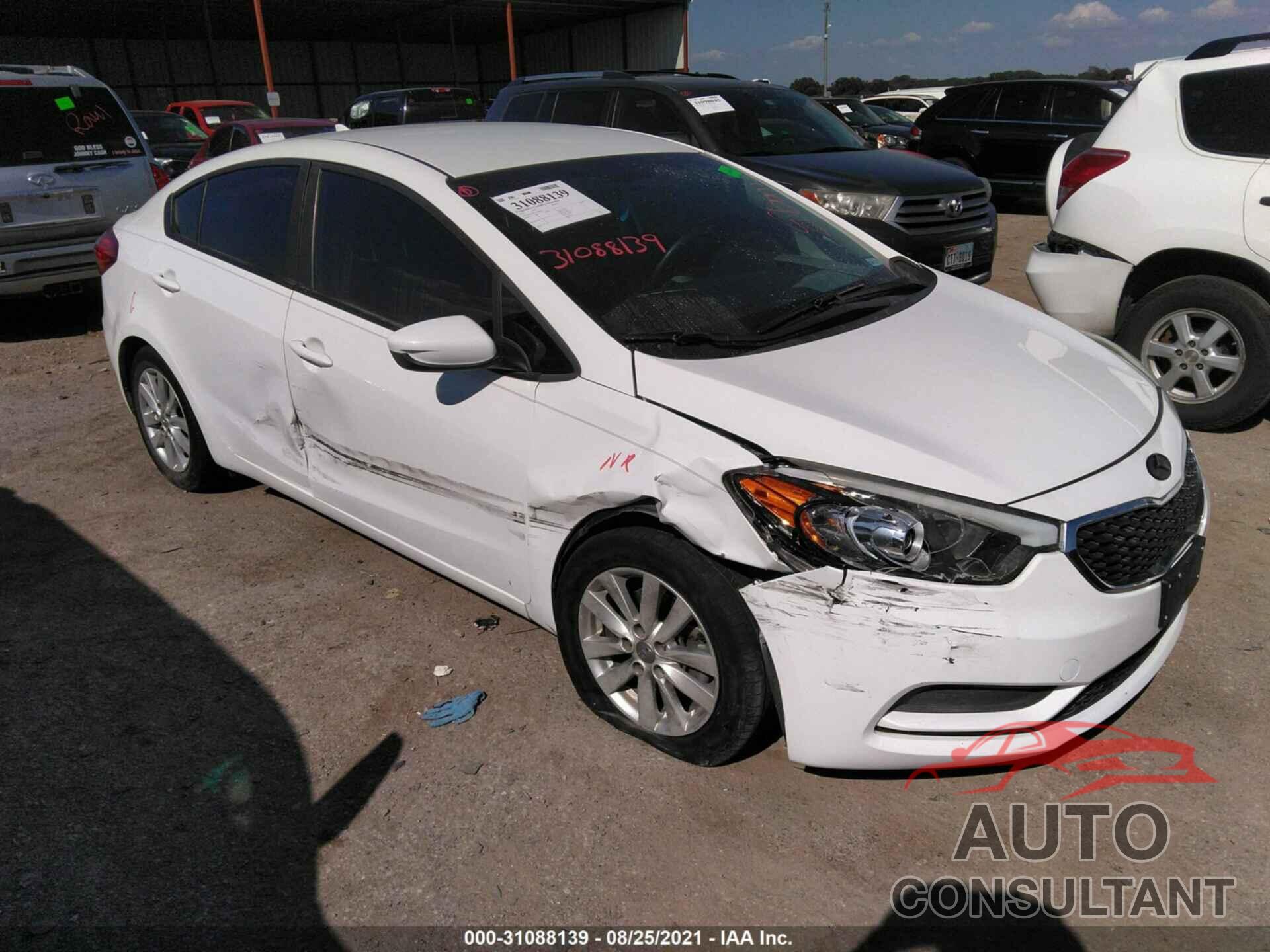 KIA FORTE 2016 - KNAFK4A6XG5578227