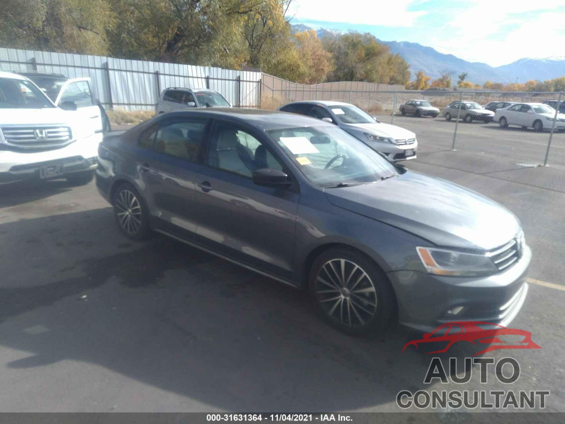 VOLKSWAGEN JETTA SEDAN 2016 - 3VWD17AJ2GM406896