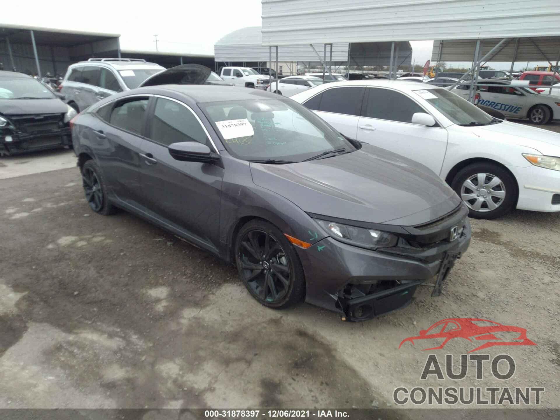 HONDA CIVIC SEDAN 2020 - 19XFC2F80LE011764