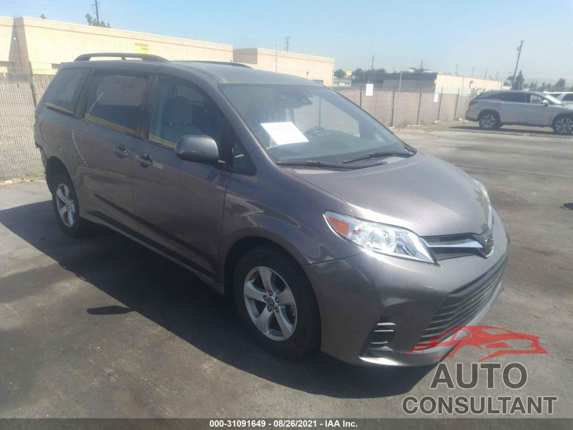 TOYOTA SIENNA 2019 - 5TDKZ3DC9KS992028