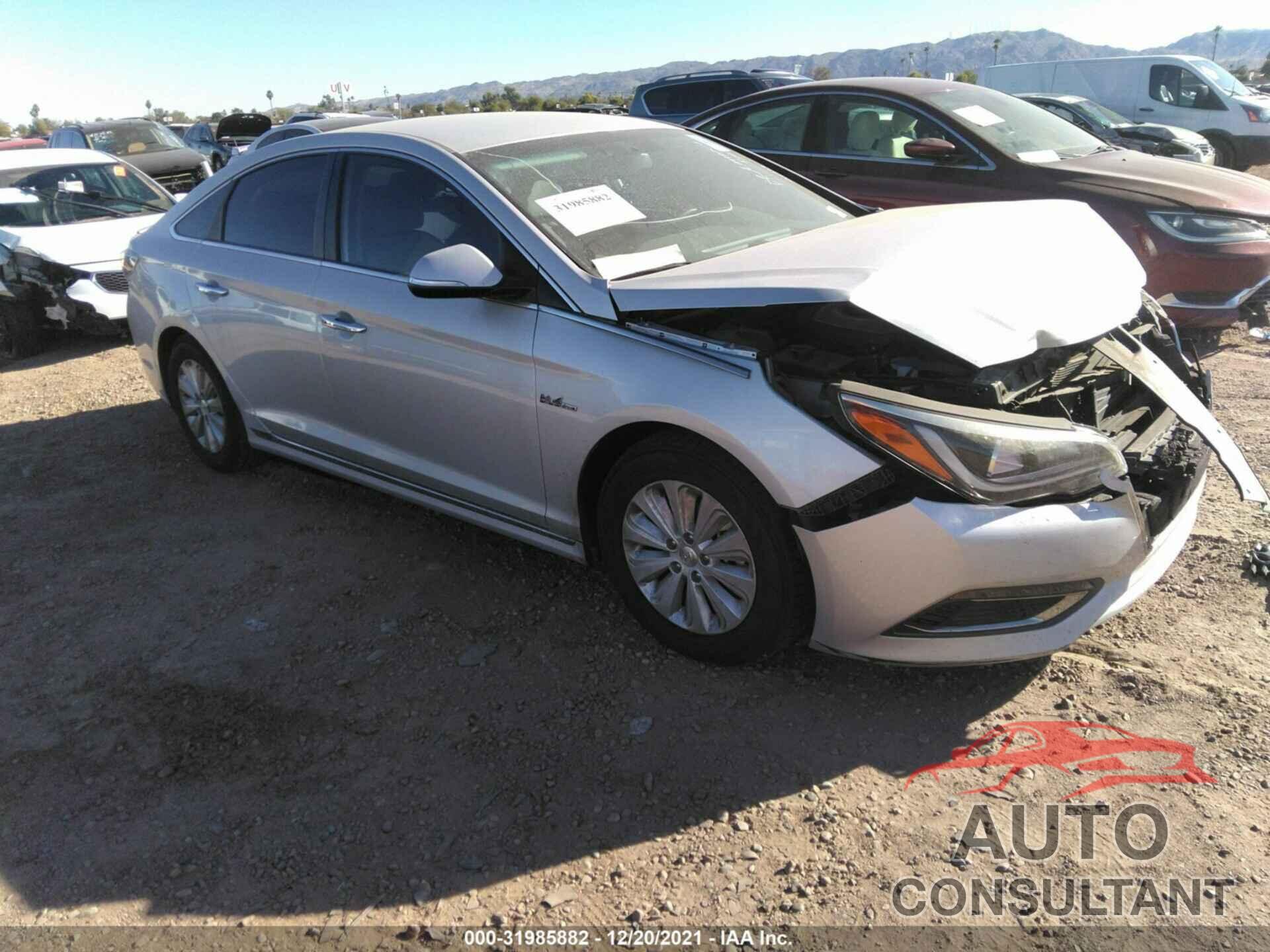 HYUNDAI SONATA HYBRID 2016 - KMHE24L14GA039671