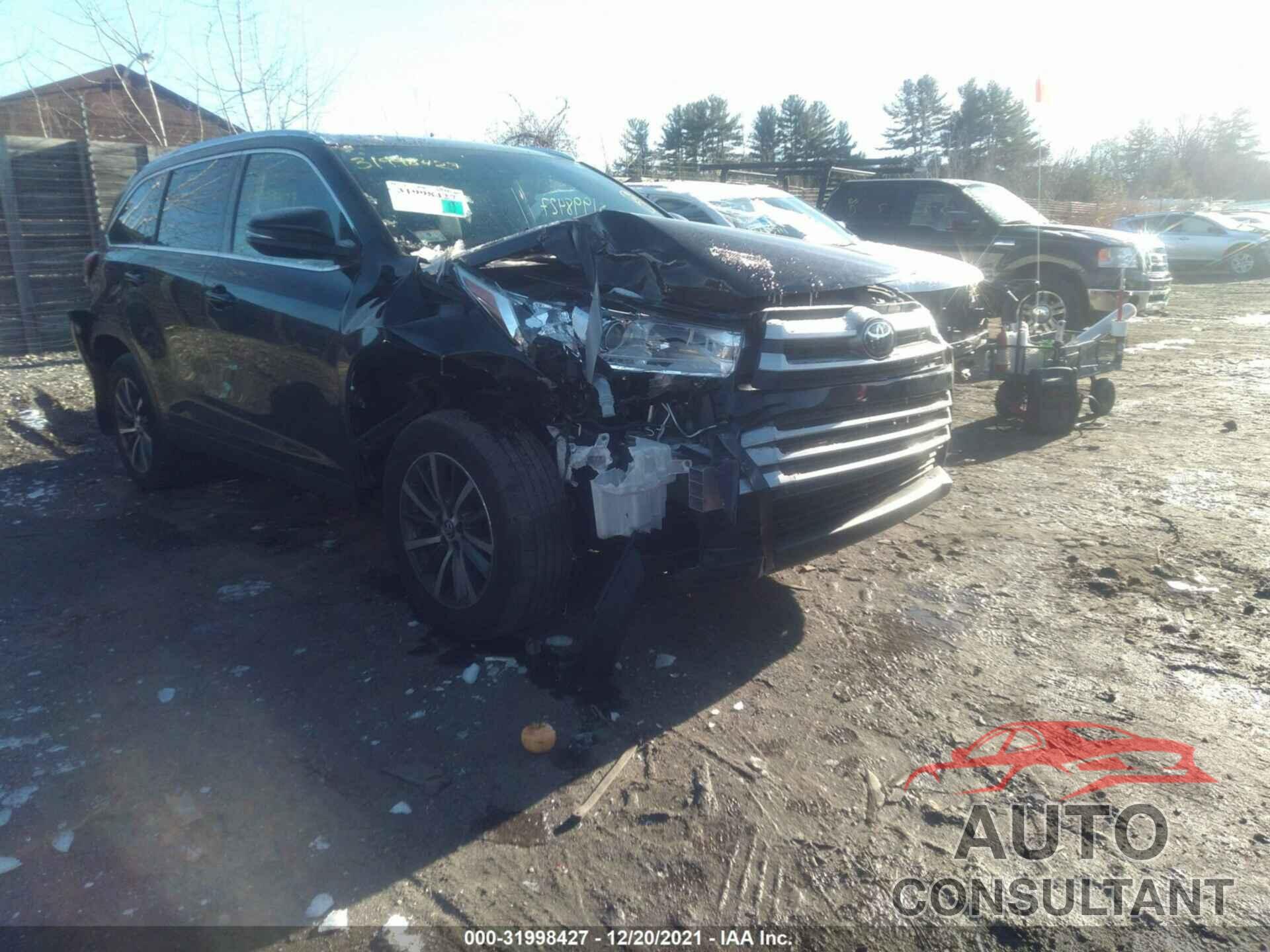TOYOTA HIGHLANDER 2019 - 5TDJZRFH1KS933000