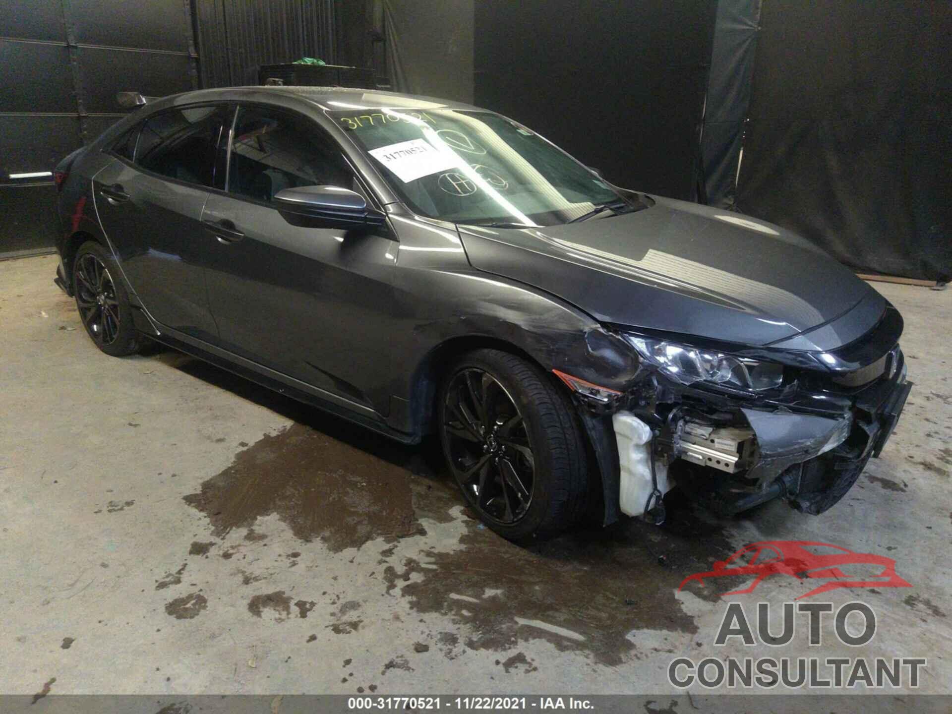 HONDA CIVIC HATCHBACK 2018 - SHHFK7H47JU402345