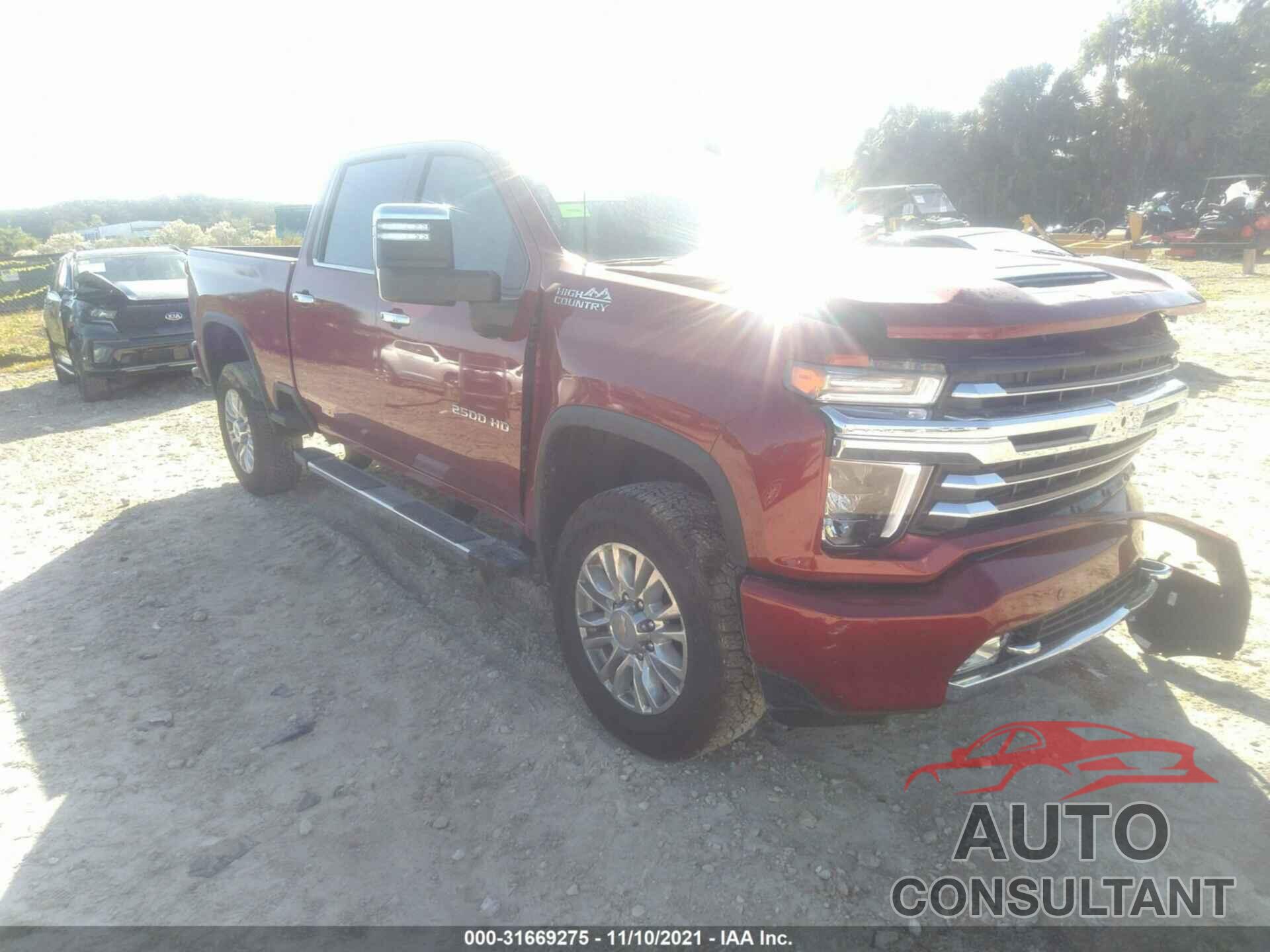 CHEVROLET SILVERADO 2500HD 2021 - 1GC4YREY8MF253048