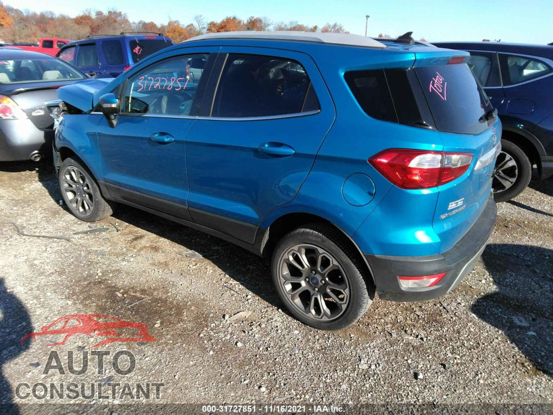 FORD ECOSPORT 2019 - MAJ6S3KL9KC279498