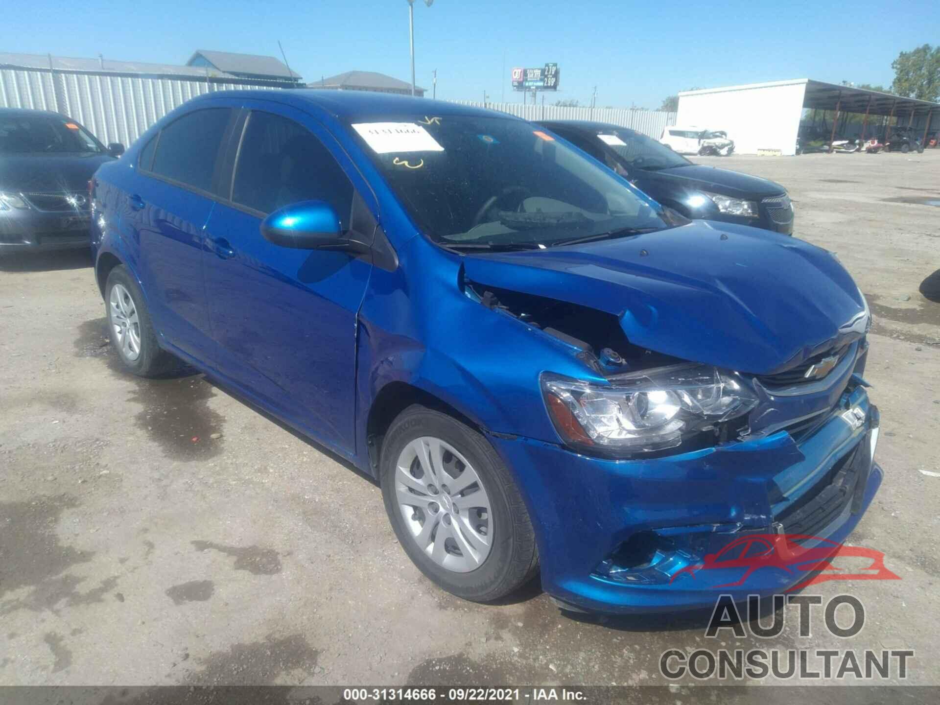 CHEVROLET SONIC 2020 - 1G1JB5SB3L4101050