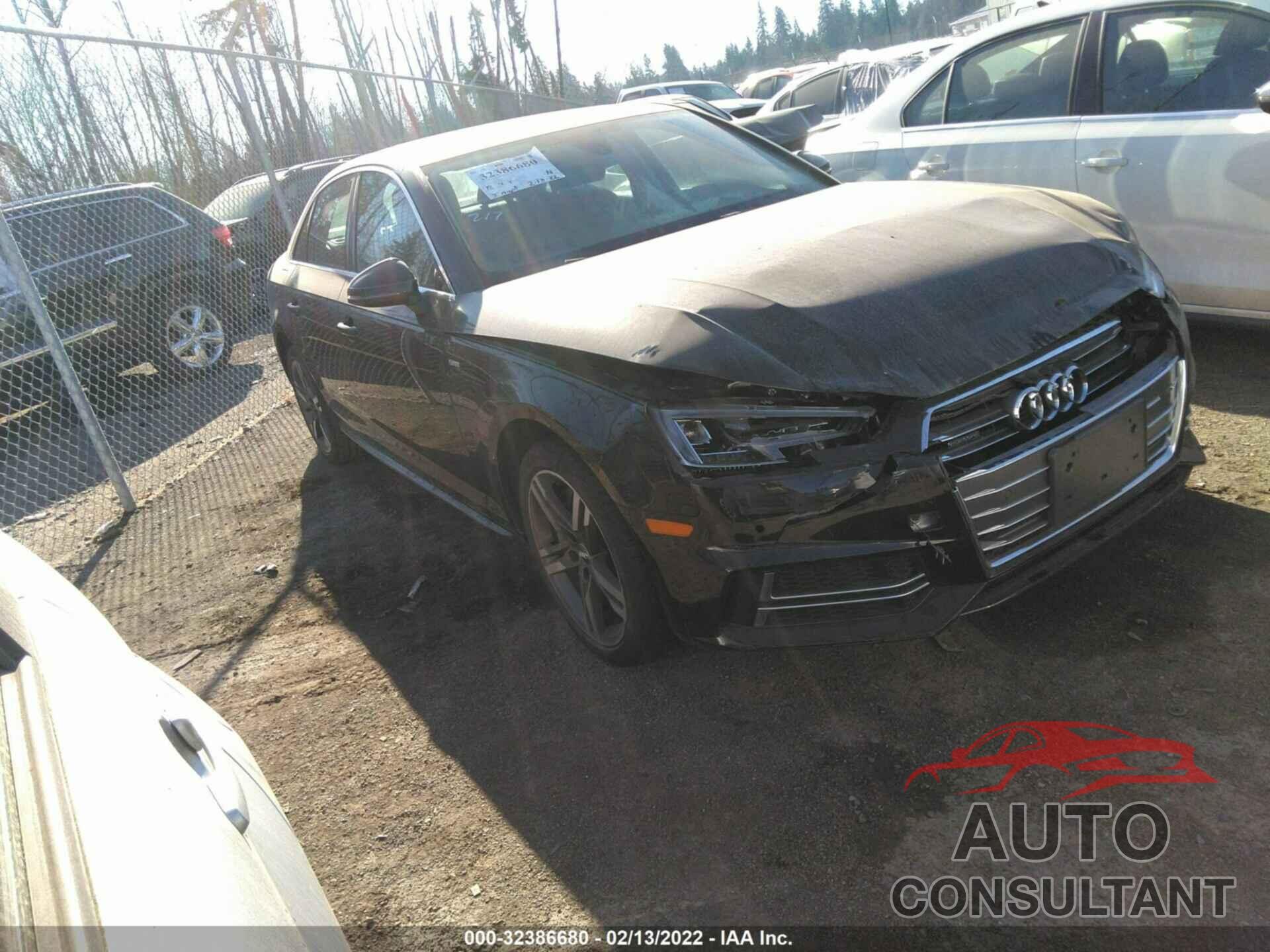 AUDI A4 2018 - WAUENAF49JA017623