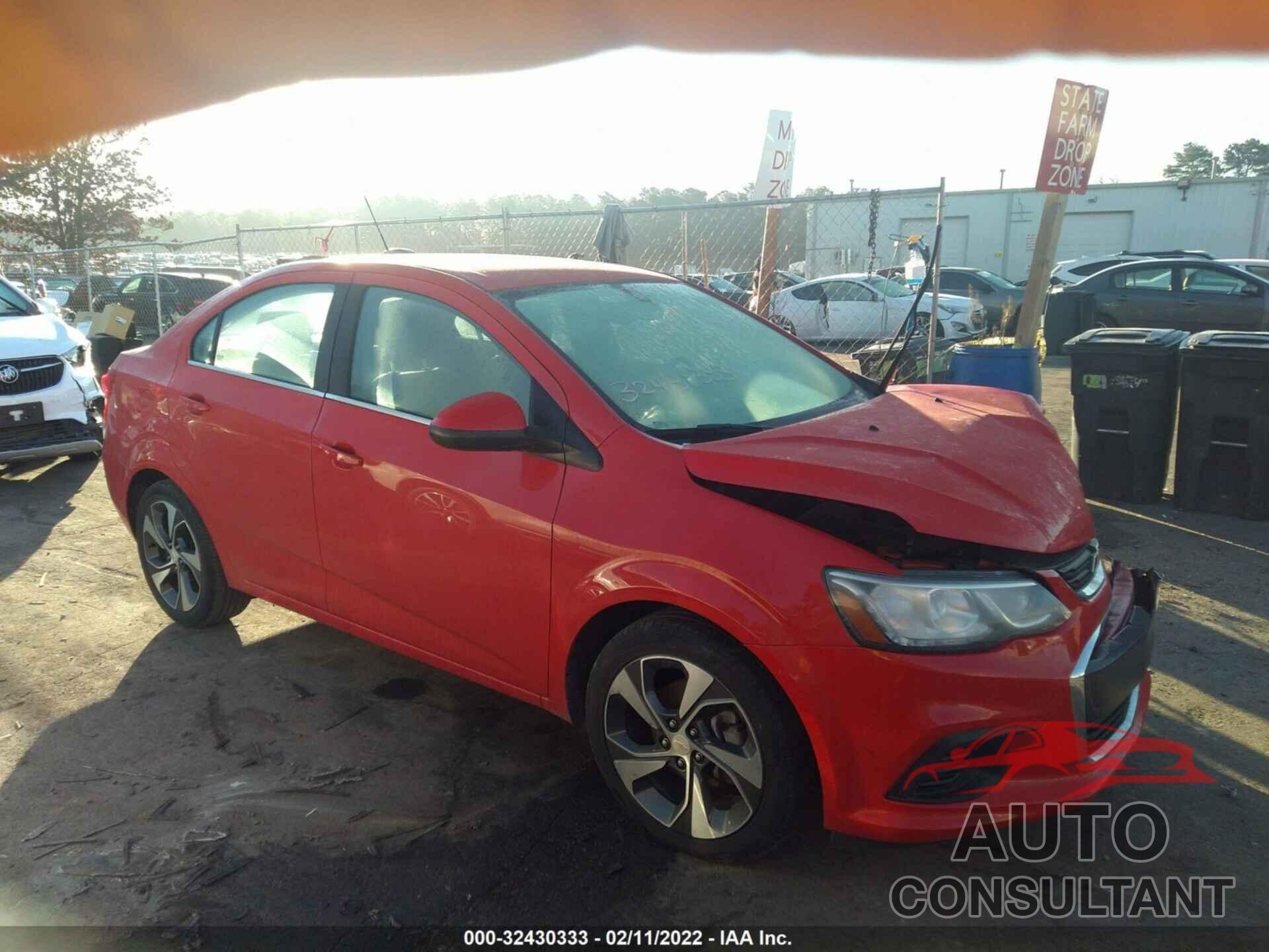CHEVROLET SONIC 2020 - 1G1JF5SBXL4119131