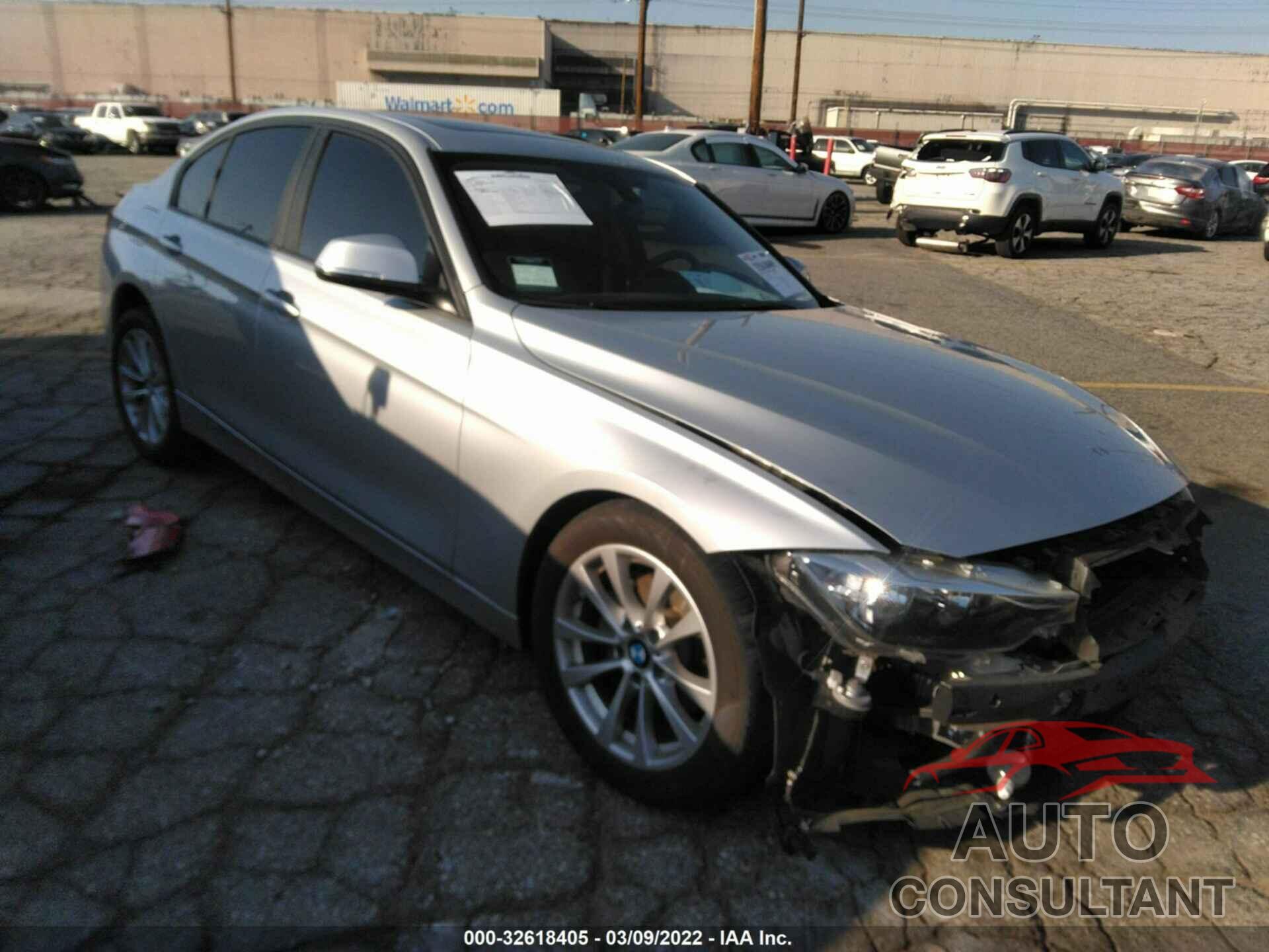 BMW 3 SERIES 2017 - WBA8E5G35HNU44567