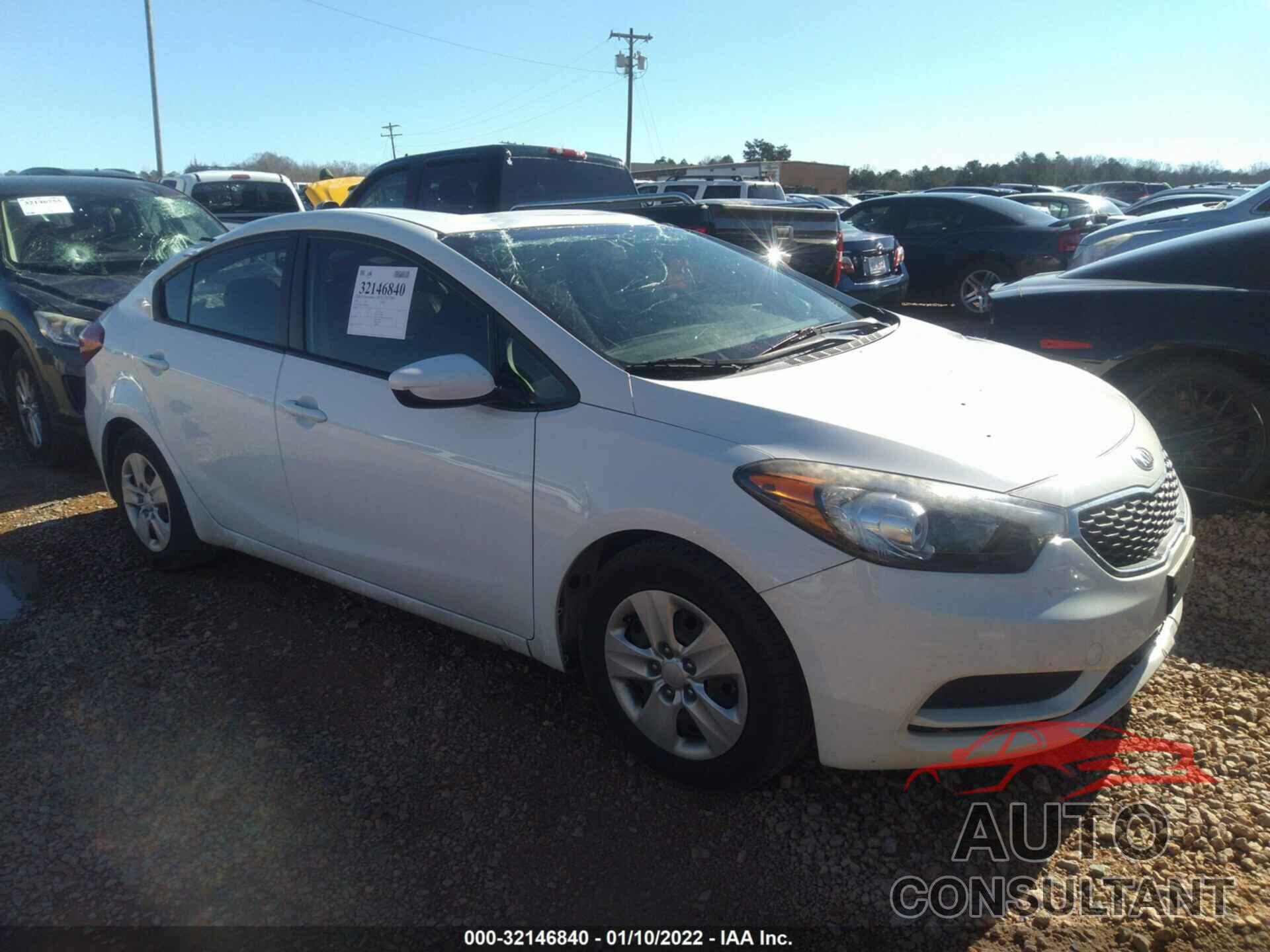 KIA FORTE 2016 - KNAFK4A63G5605042