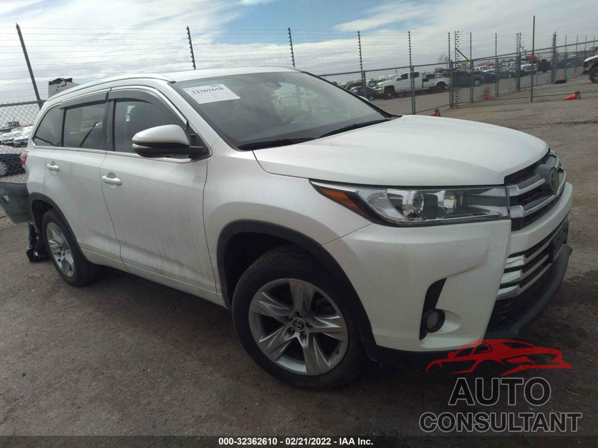 TOYOTA HIGHLANDER 2017 - 5TDYZRFH3HS196096