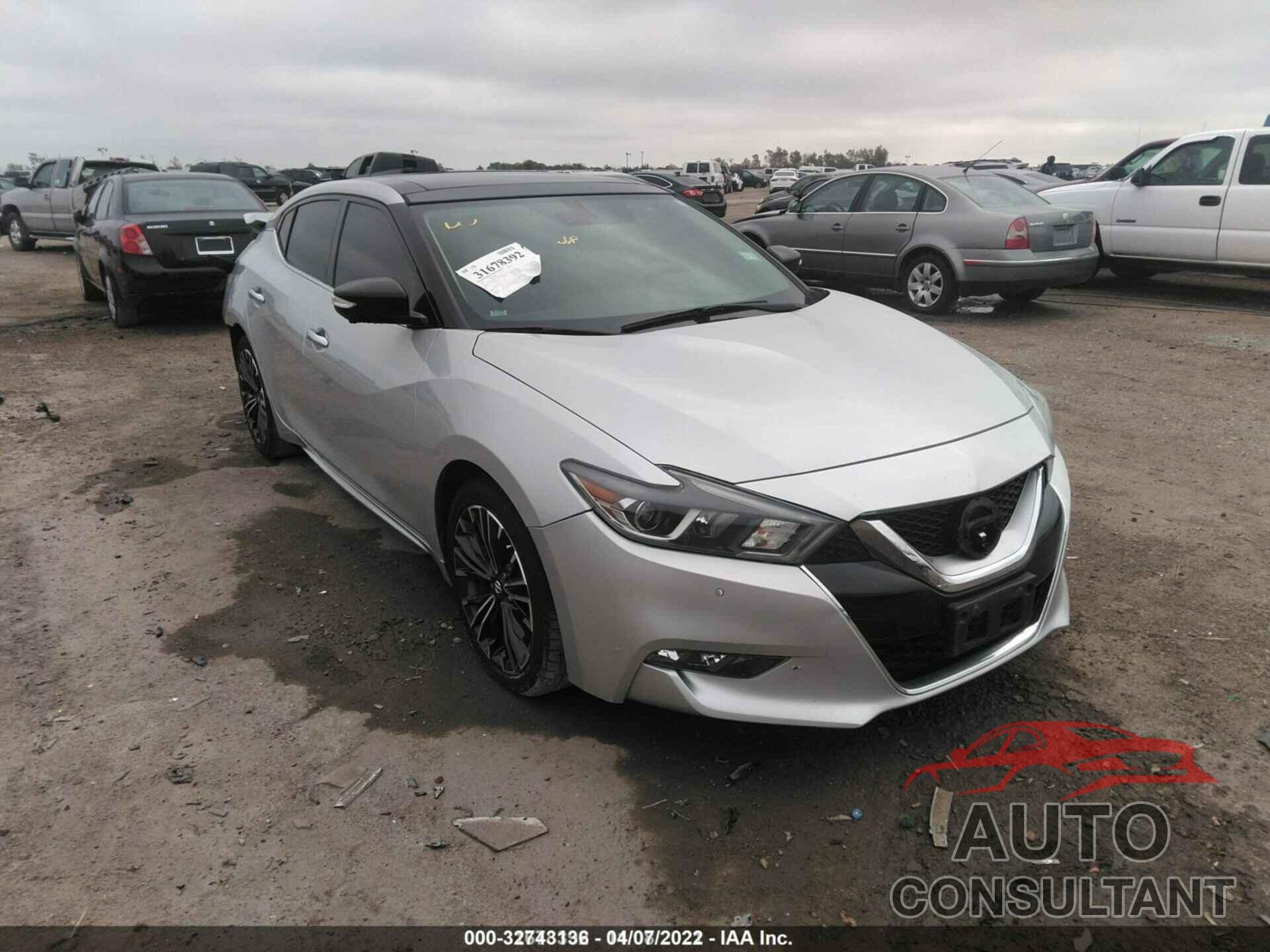 NISSAN MAXIMA 2017 - 1N4AA6AP5HC390979