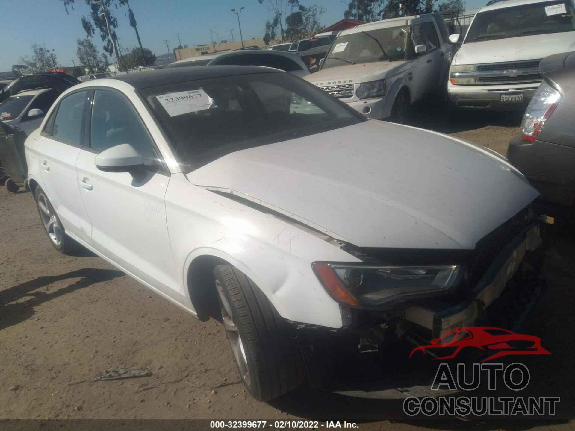 AUDI A3 2016 - WAUA7GFF4G1069795