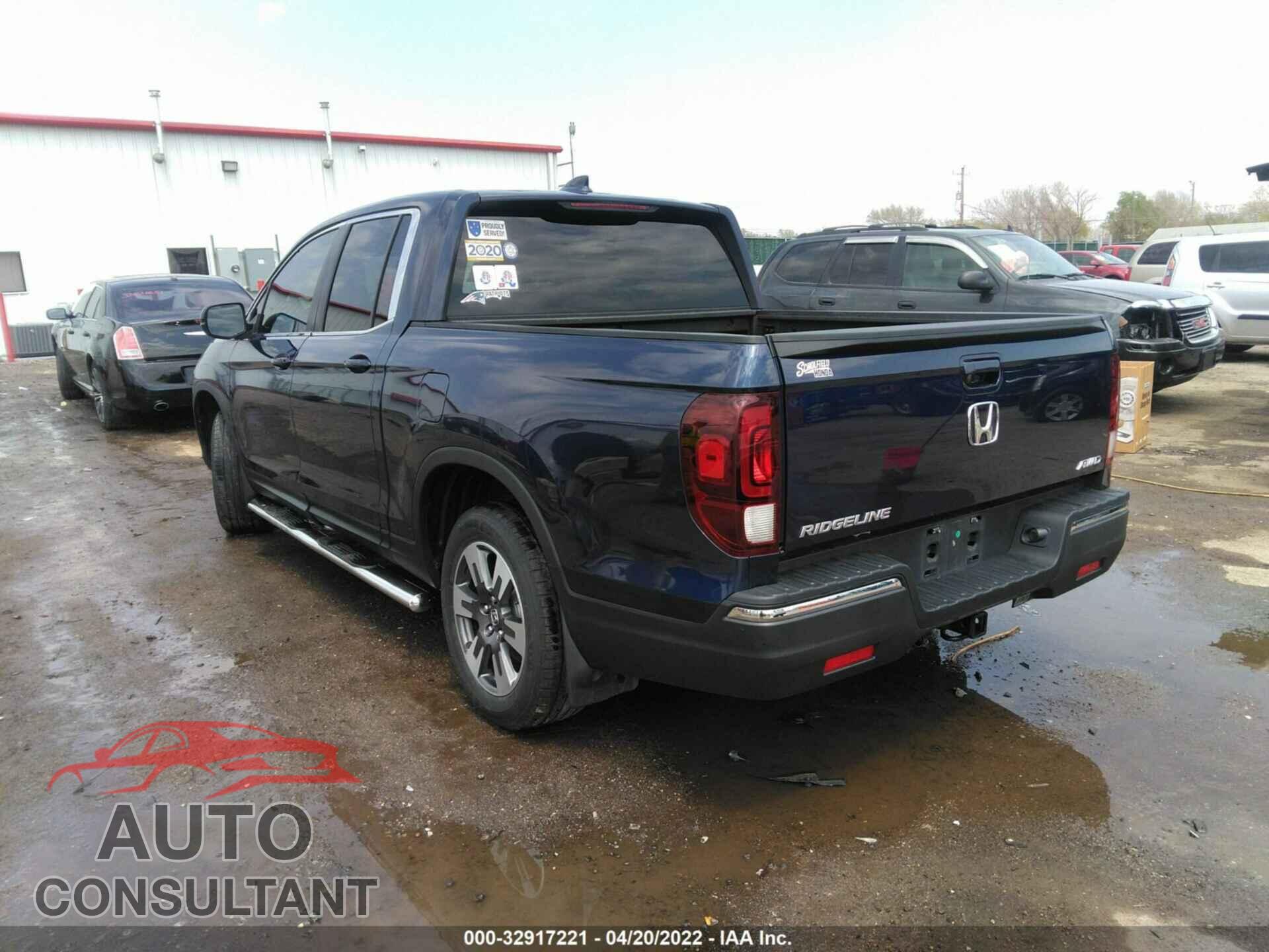HONDA RIDGELINE 2017 - 5FPYK3F54HB013632