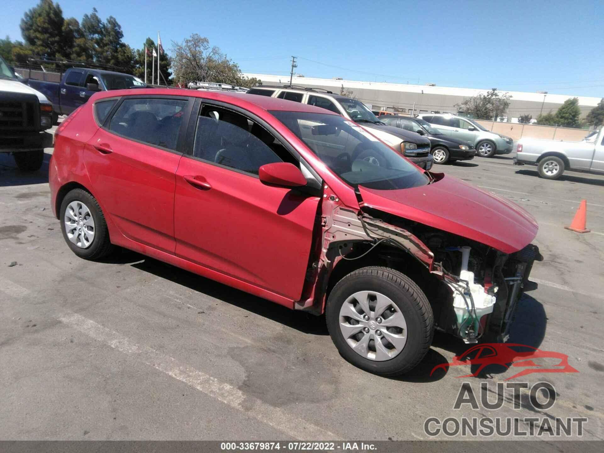 HYUNDAI ACCENT 2016 - KMHCT5AE3GU239259