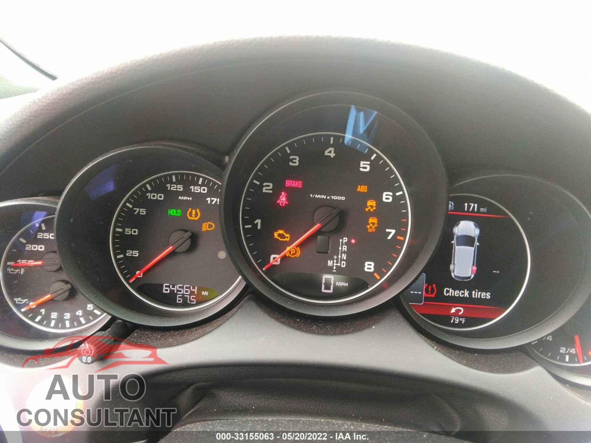 PORSCHE CAYENNE 2017 - WP1AA2A25HKA80195