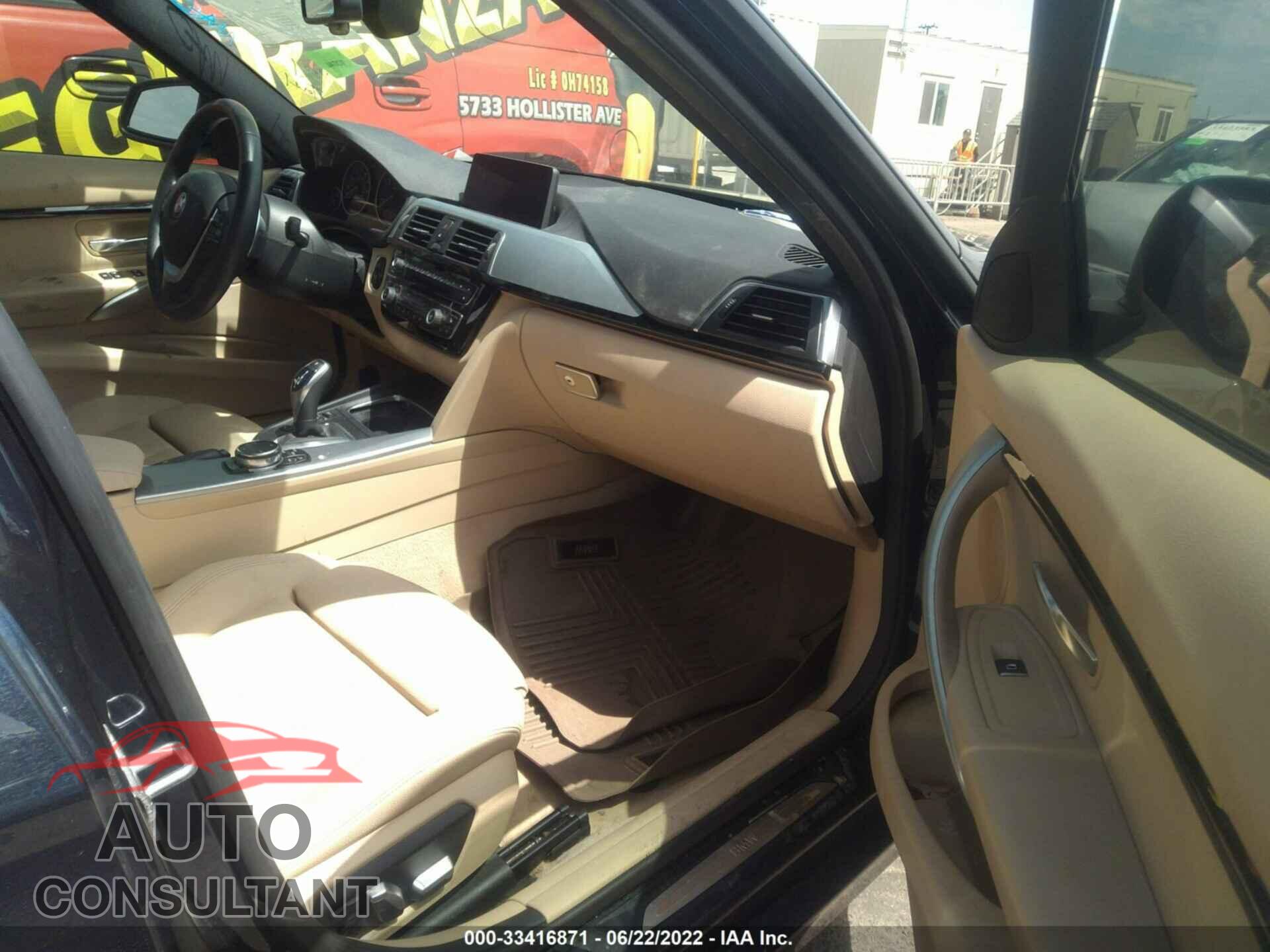 BMW 3 SERIES 2016 - WBA8E9G51GNU29698