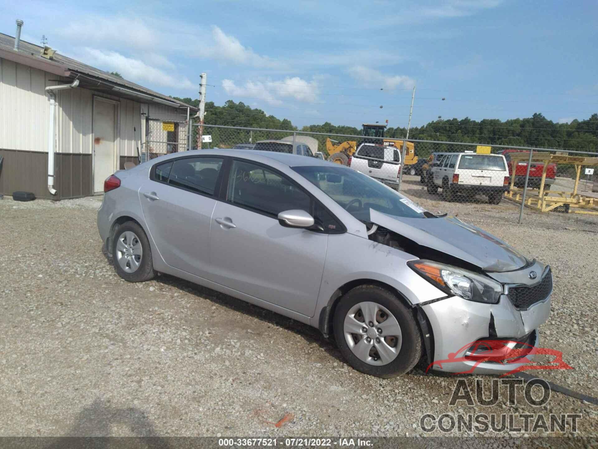 KIA FORTE 2016 - KNAFK4A61G5511032