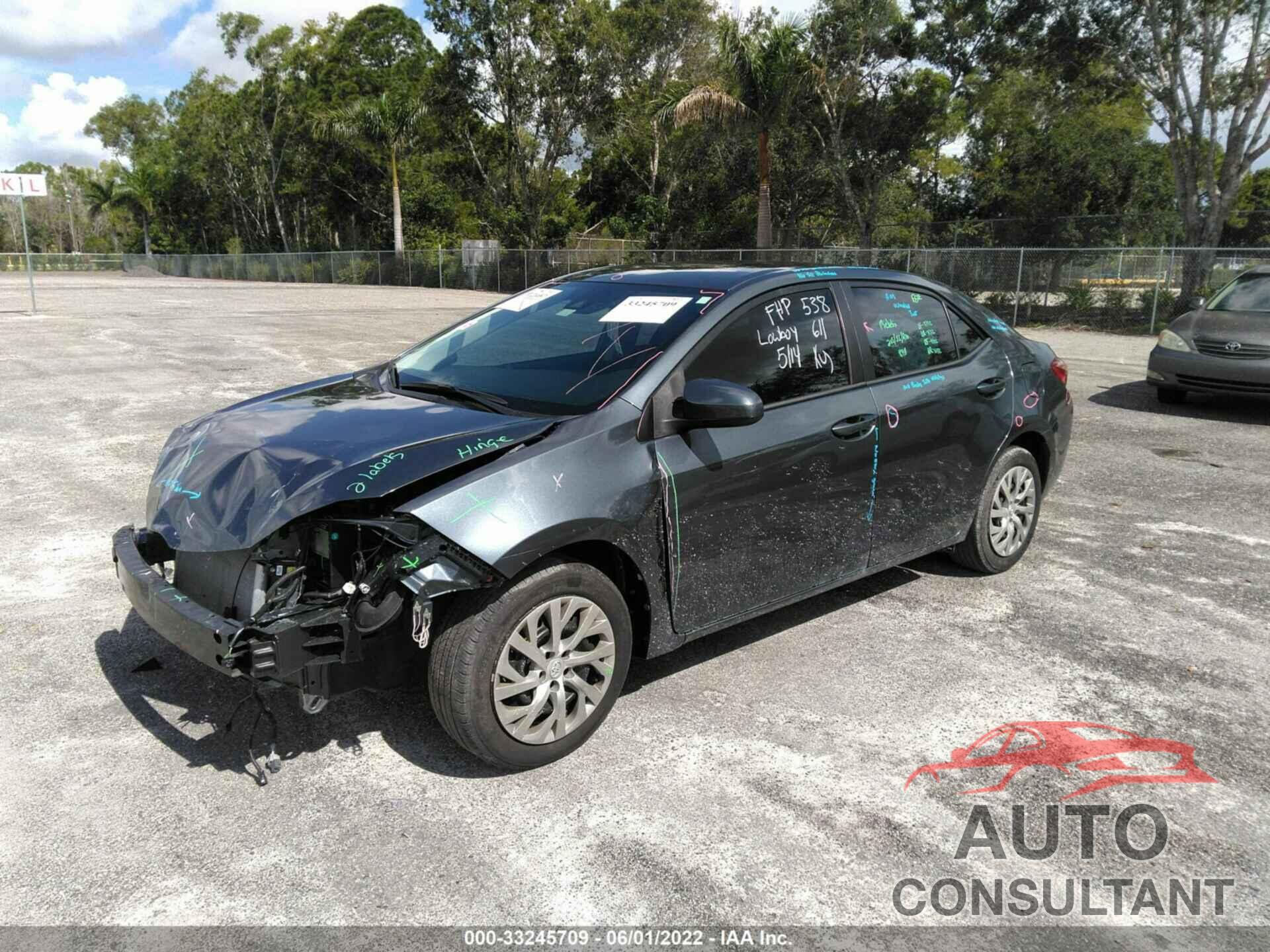 TOYOTA COROLLA 2018 - 2T1BURHE2JC026592