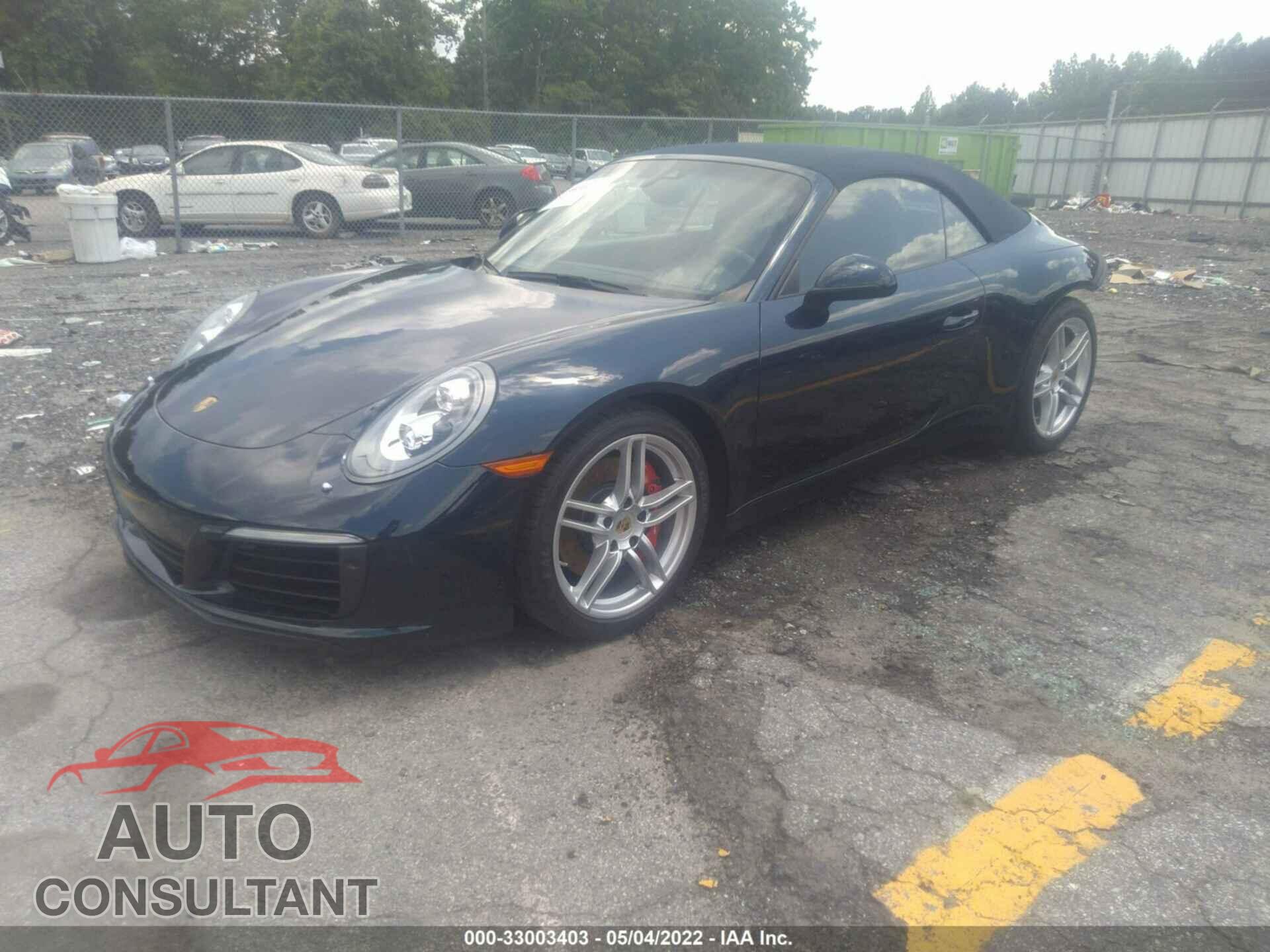PORSCHE 911 2017 - WP0CB2A93HS154508