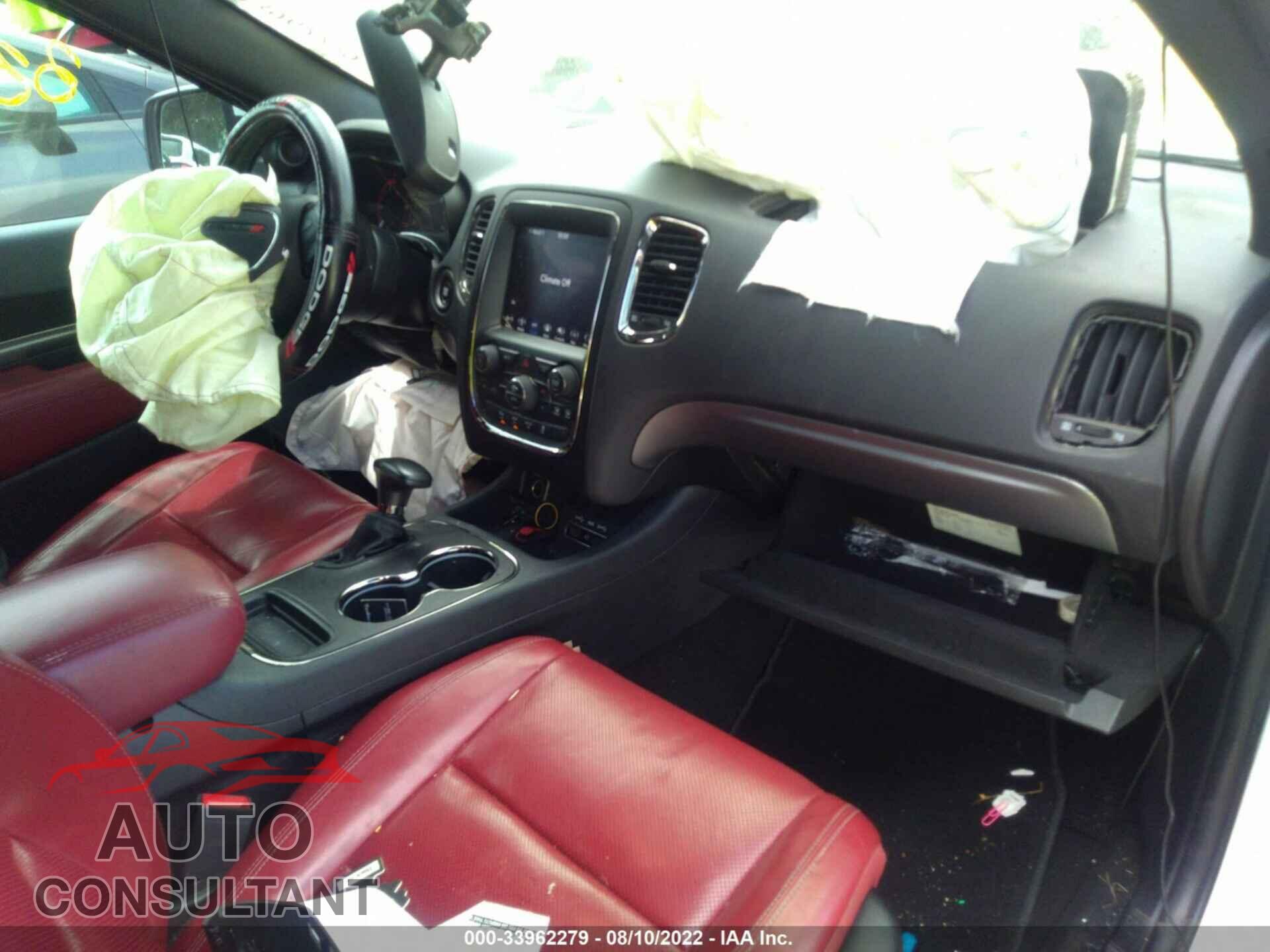DODGE DURANGO 2019 - 1C4SDHCT8KC675727