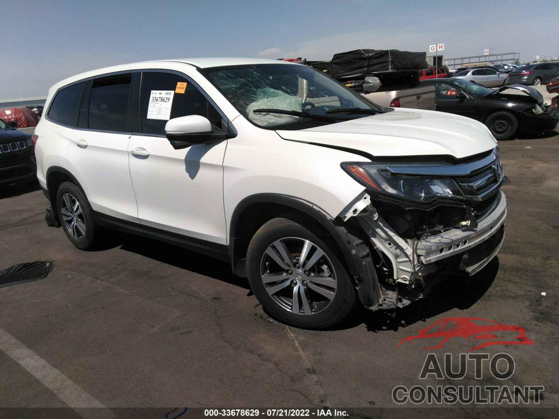 HONDA PILOT 2018 - 5FNYF6H39JB059456
