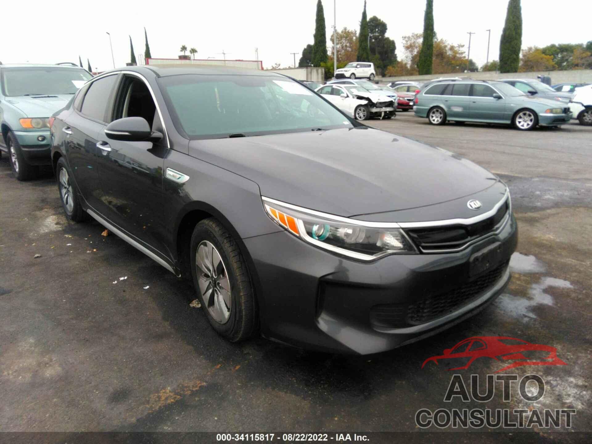 KIA OPTIMA HYBRID 2017 - KNAGT4LE4H5011597