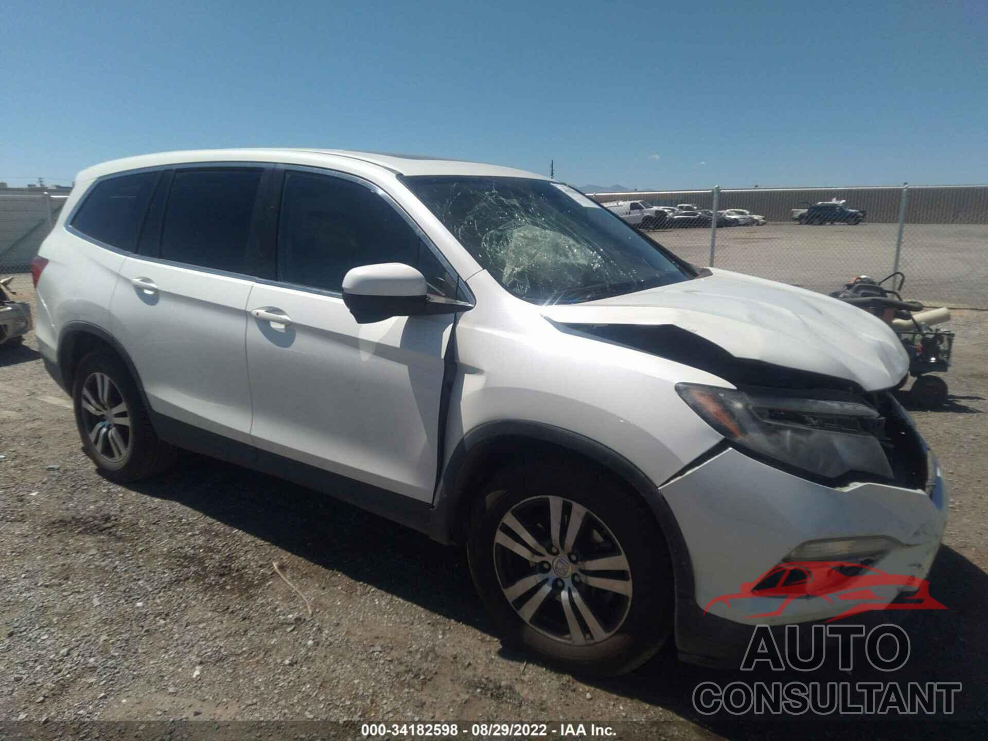 HONDA PILOT 2016 - 5FNYF6H87GB008462