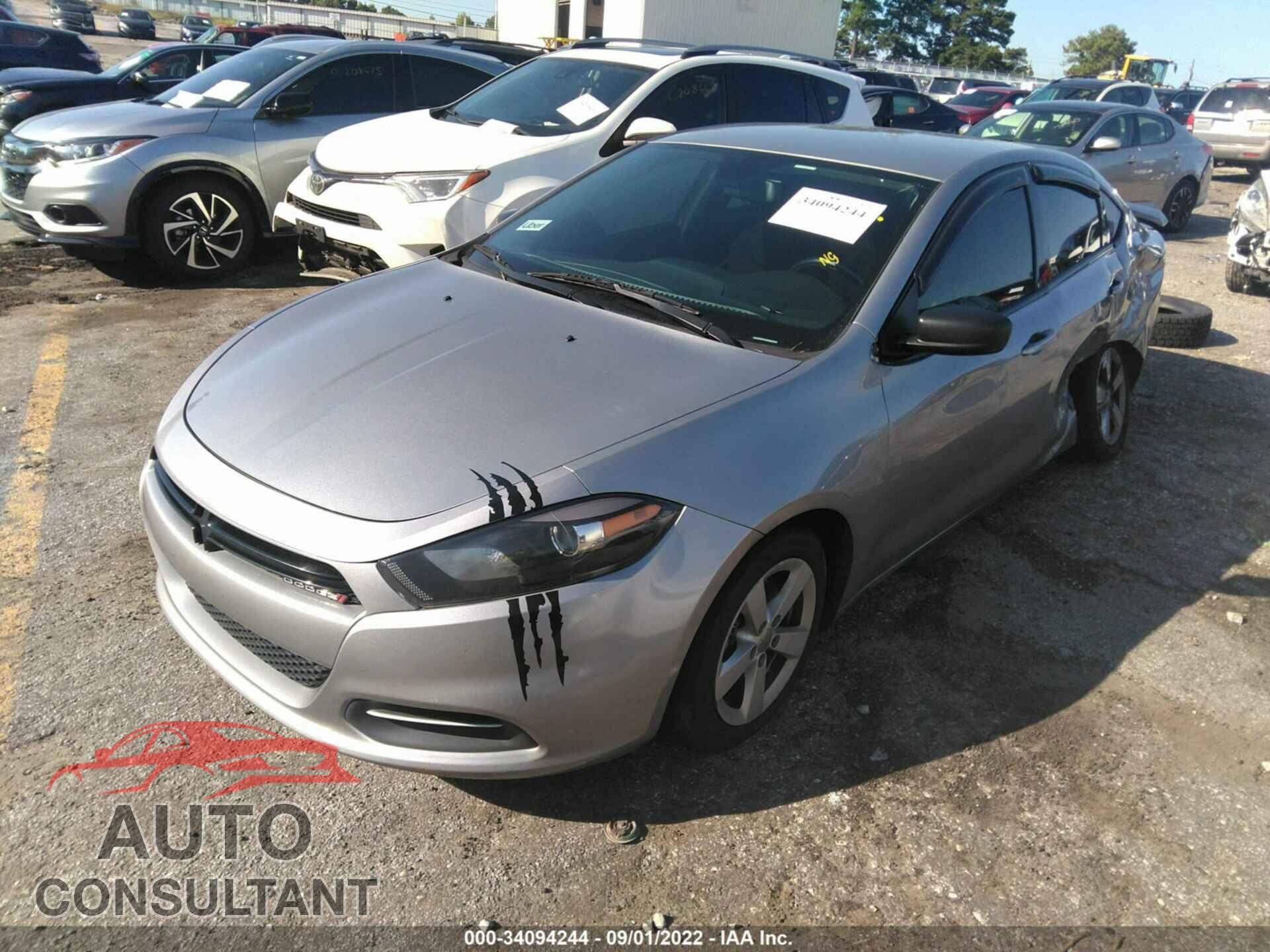 DODGE DART 2016 - 1C3CDFBB2GD767066