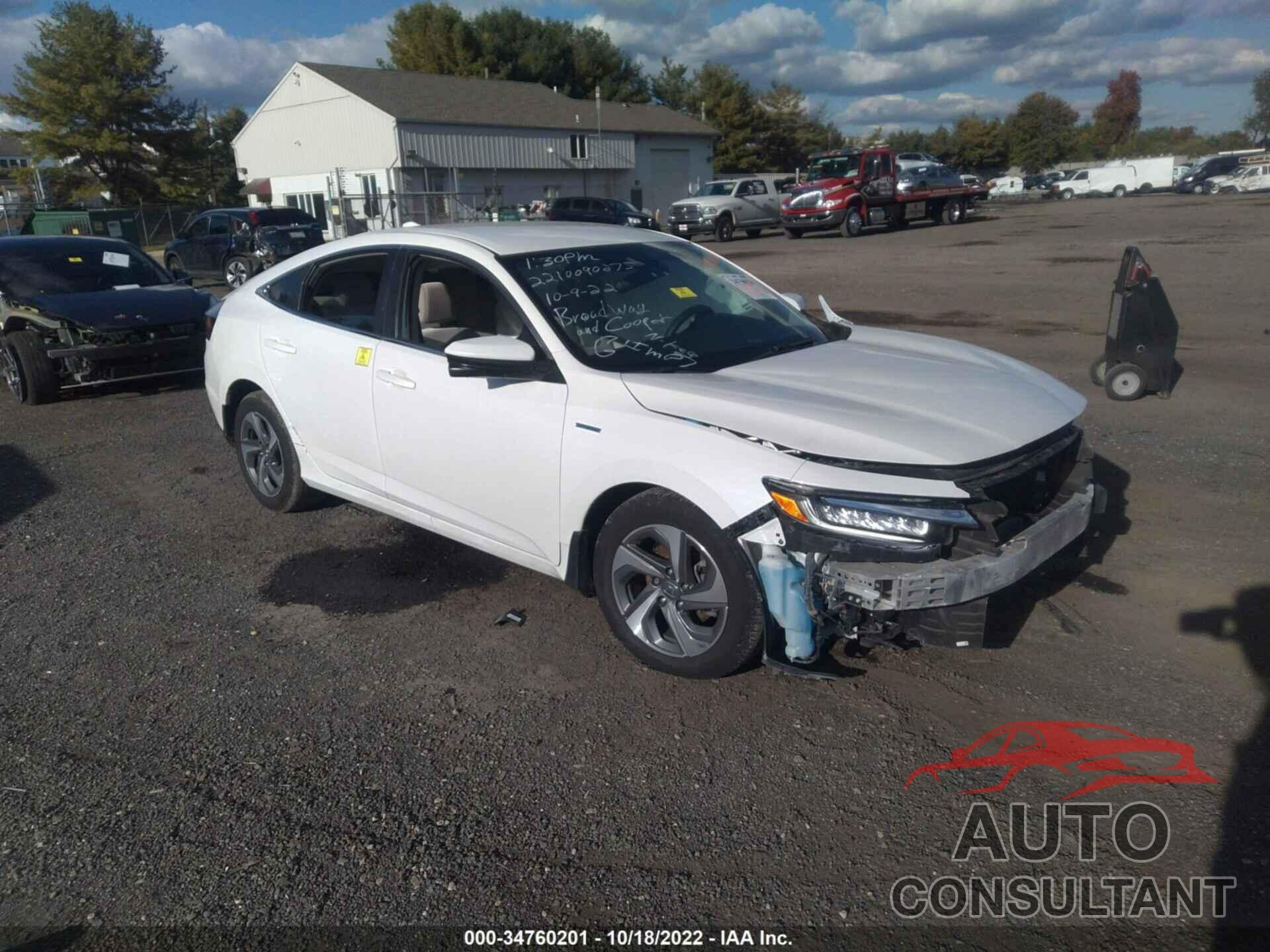 HONDA INSIGHT 2019 - 19XZE4F5XKE005655