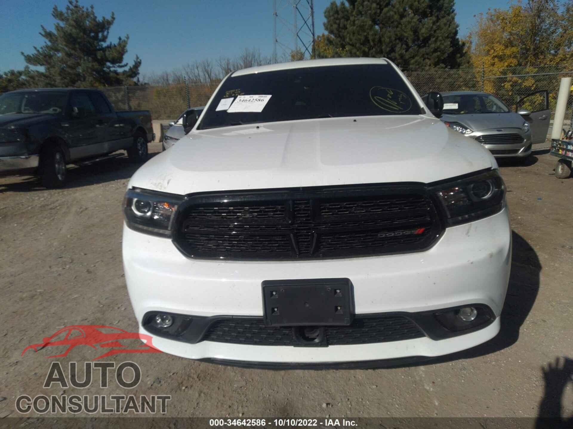 DODGE DURANGO 2017 - 1C4SDJCT9HC733201