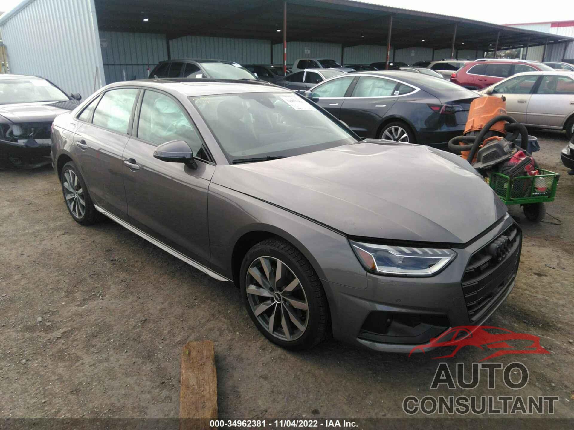 AUDI A4 SEDAN 2022 - WAUBBAF41NN000809