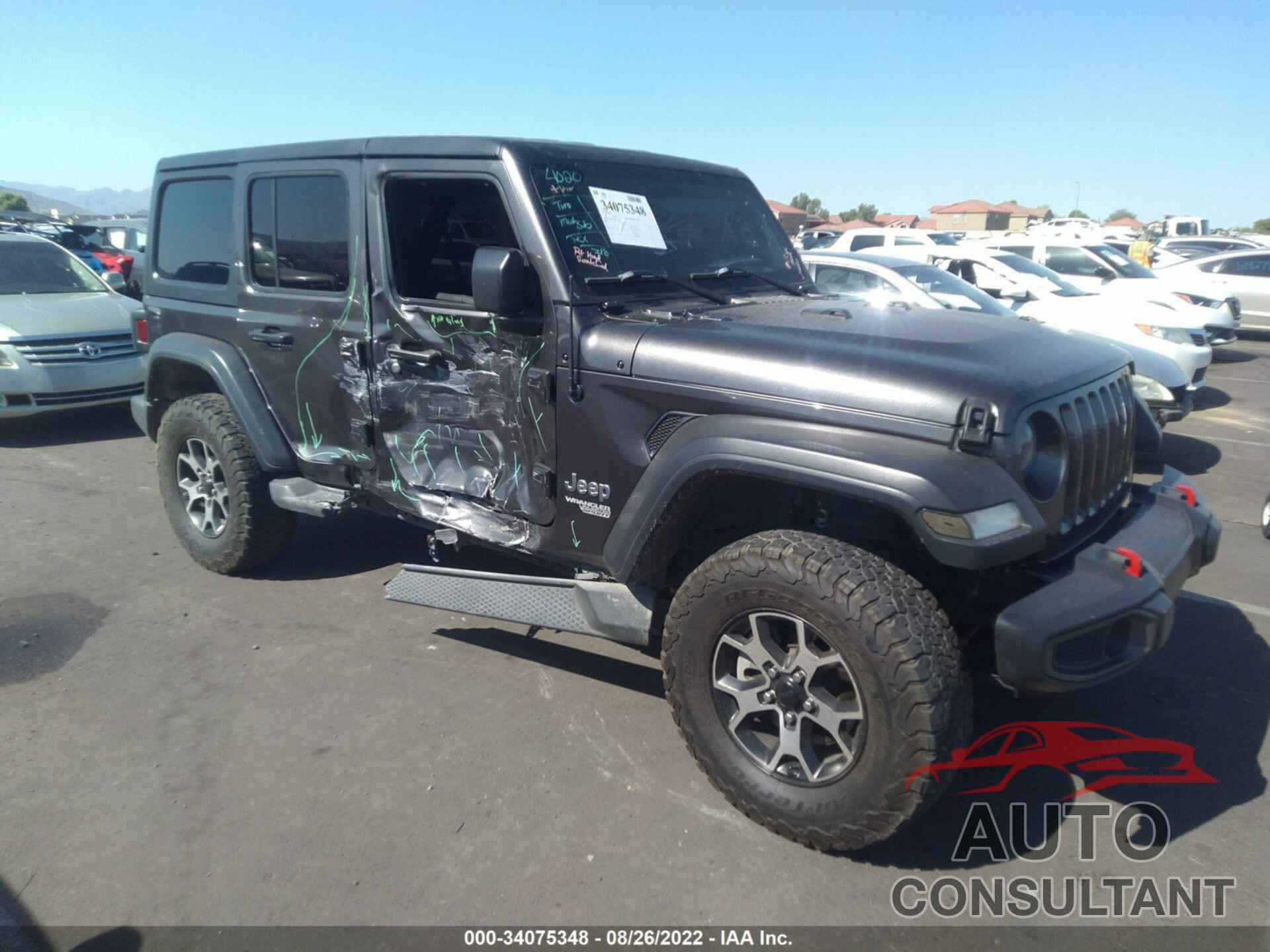 JEEP WRANGLER UNLIMITED 2019 - 1C4HJXDG1KW628410