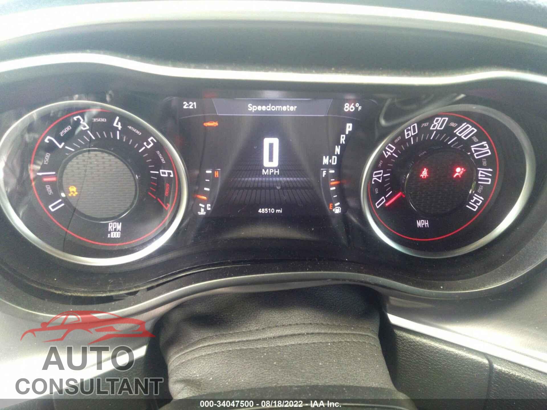 DODGE CHALLENGER 2021 - 2C3CDZAGXMH552452