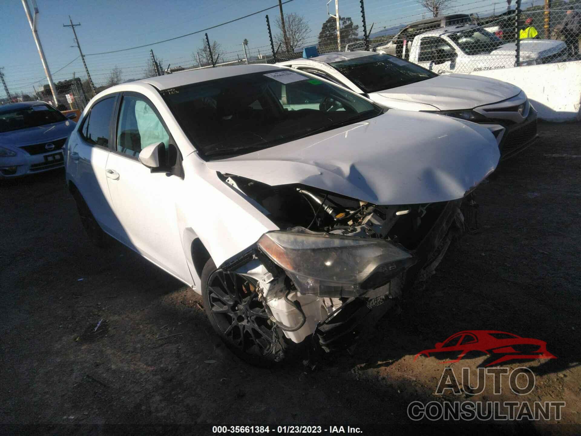TOYOTA COROLLA 2016 - 2T1BURHE9GC581287
