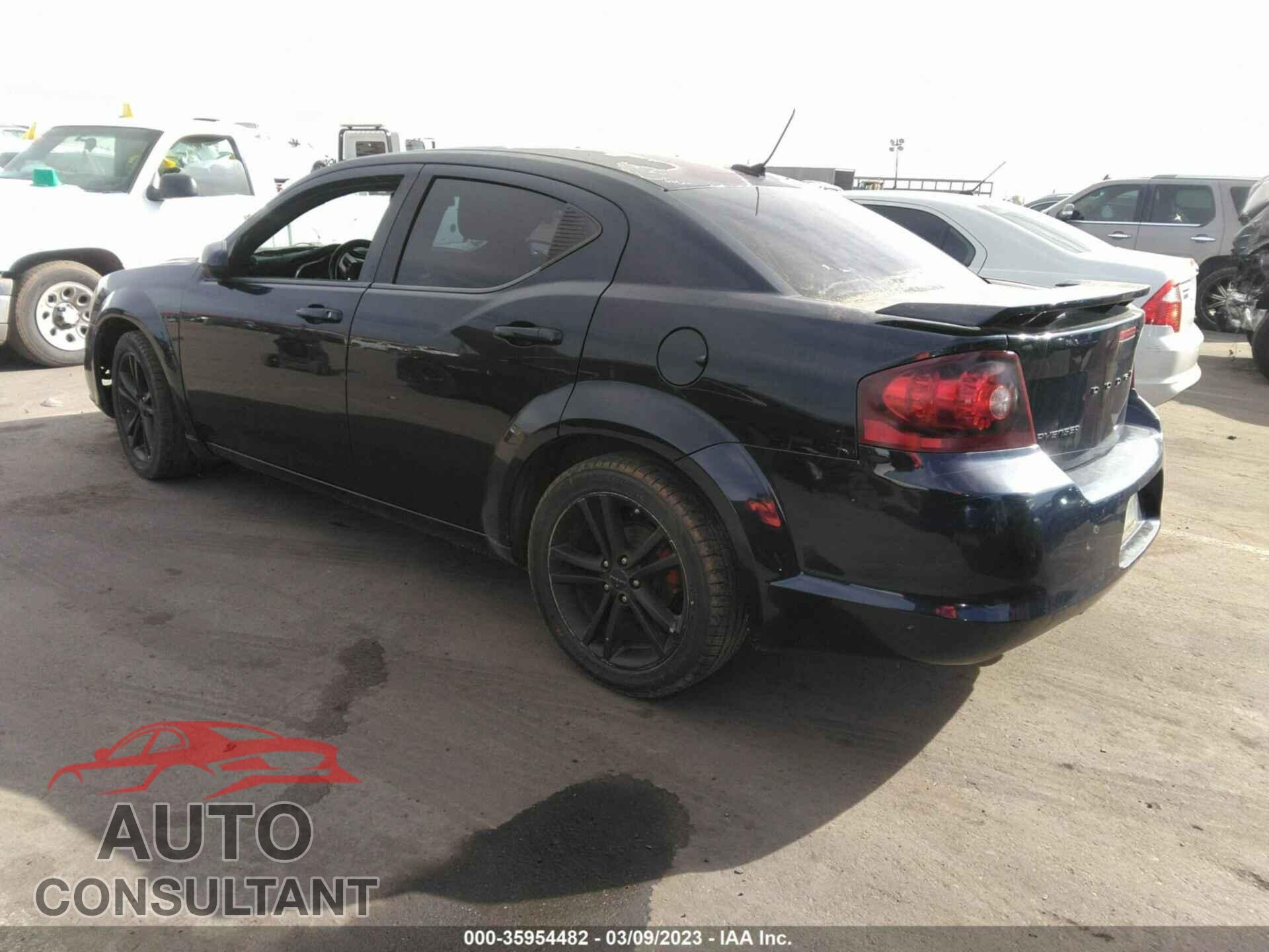 DODGE AVENGER 2013 - 1C3CDZCB0DN623117